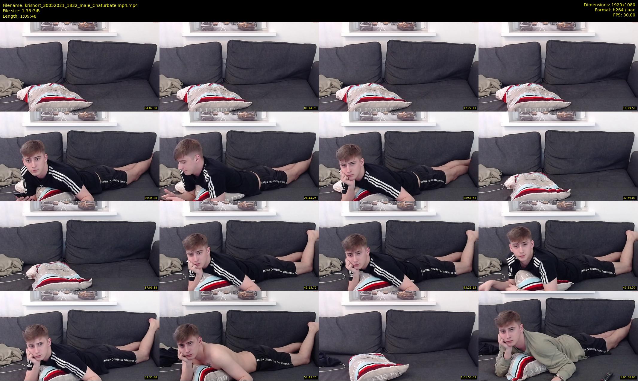 krishort — 70 minute Chaturbate male cam show recording, 1080p, May 30, 2021