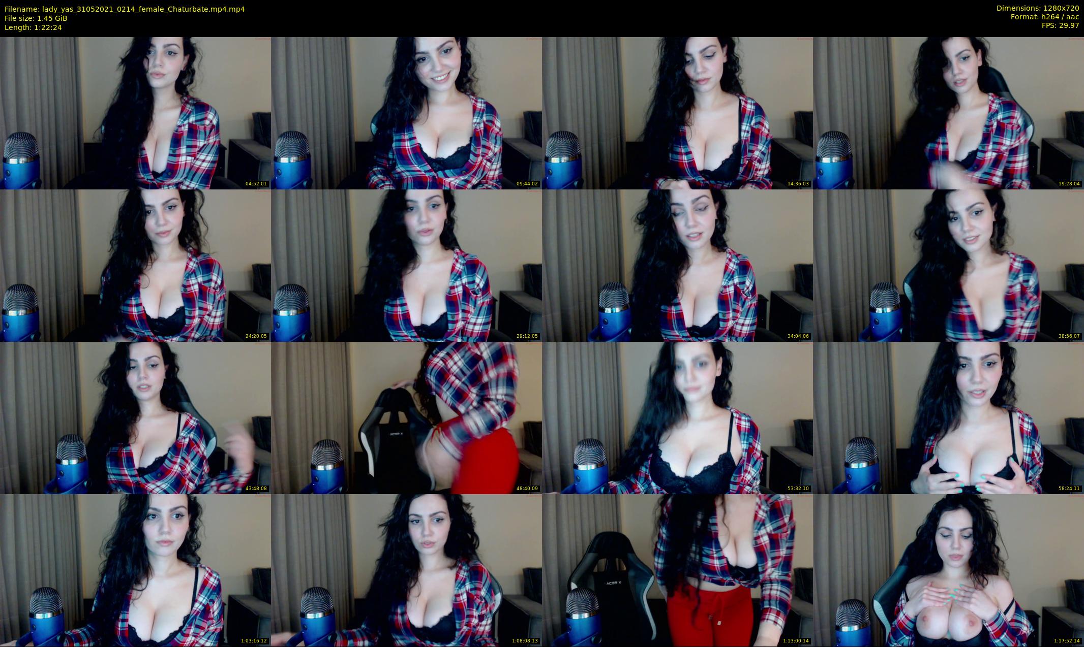 lady_yas — 83 minute Chaturbate female cam show recording, 720p, May 31, 2021