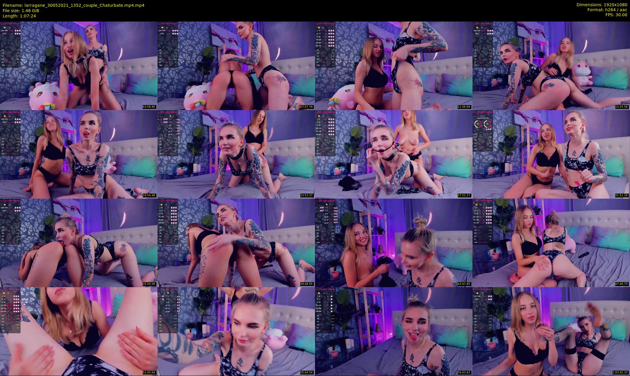 larragane — 68 minute Chaturbate couple cam show recording, 1080p, May 30, 2021