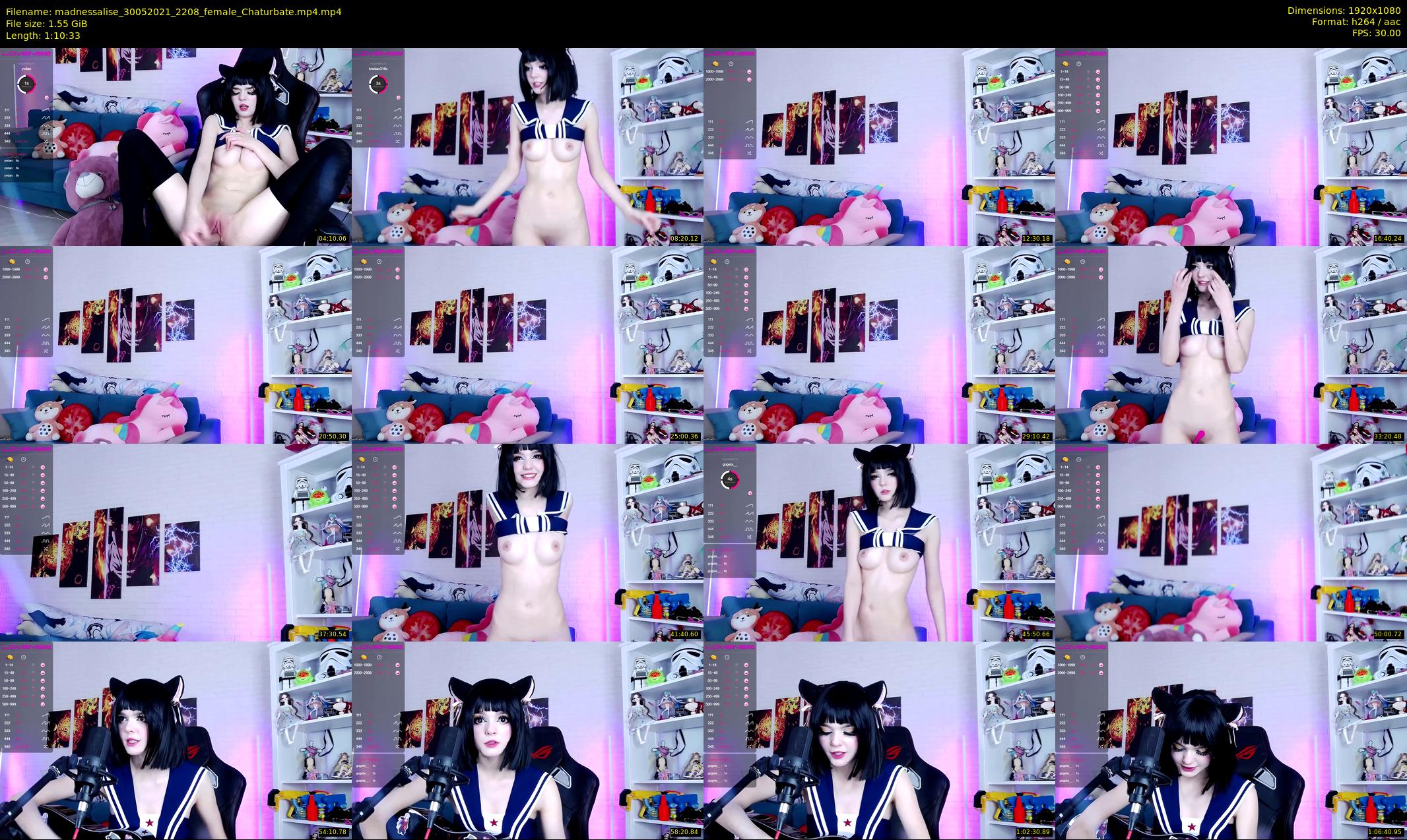 madnessalise — 71 minute Chaturbate female cam show recording, 1080p, May 30, 2021