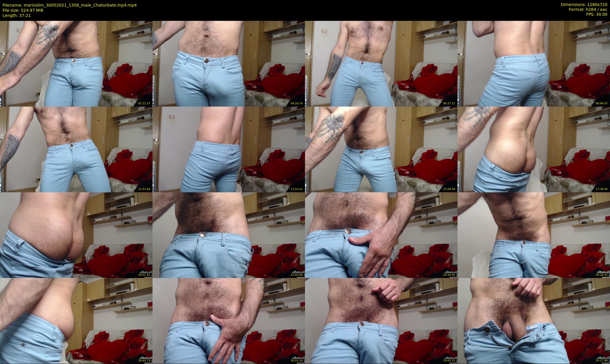 marioslim — 38 minute Chaturbate male cam show recording, 720p, May 30, 2021