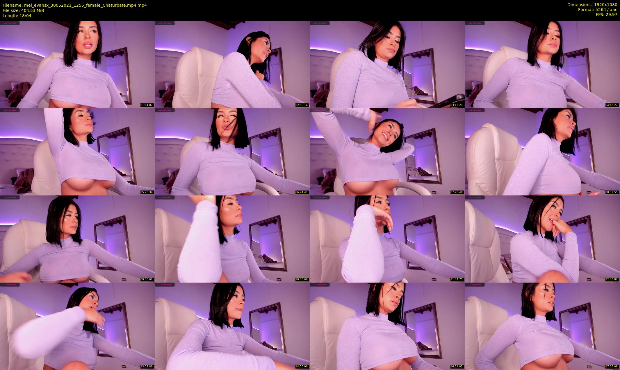 mel_evansx — 19 minute Chaturbate female cam show recording, 1080p, May 30, 2021