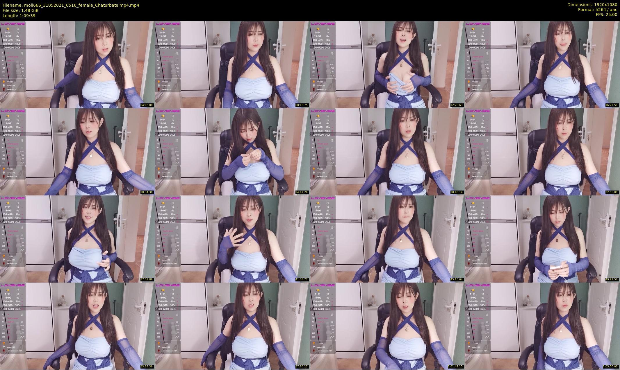 moli666 — 70 minute Chaturbate female cam show recording, 1080p, May 31, 2021