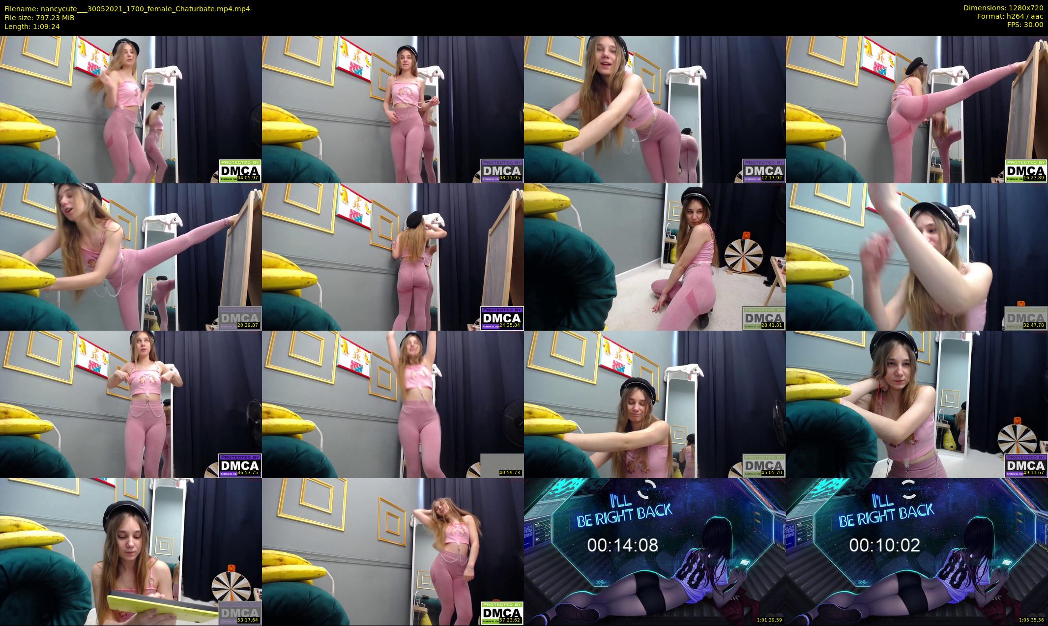 nancycute__ — 70 minute Chaturbate female cam show recording, 720p, May 30, 2021