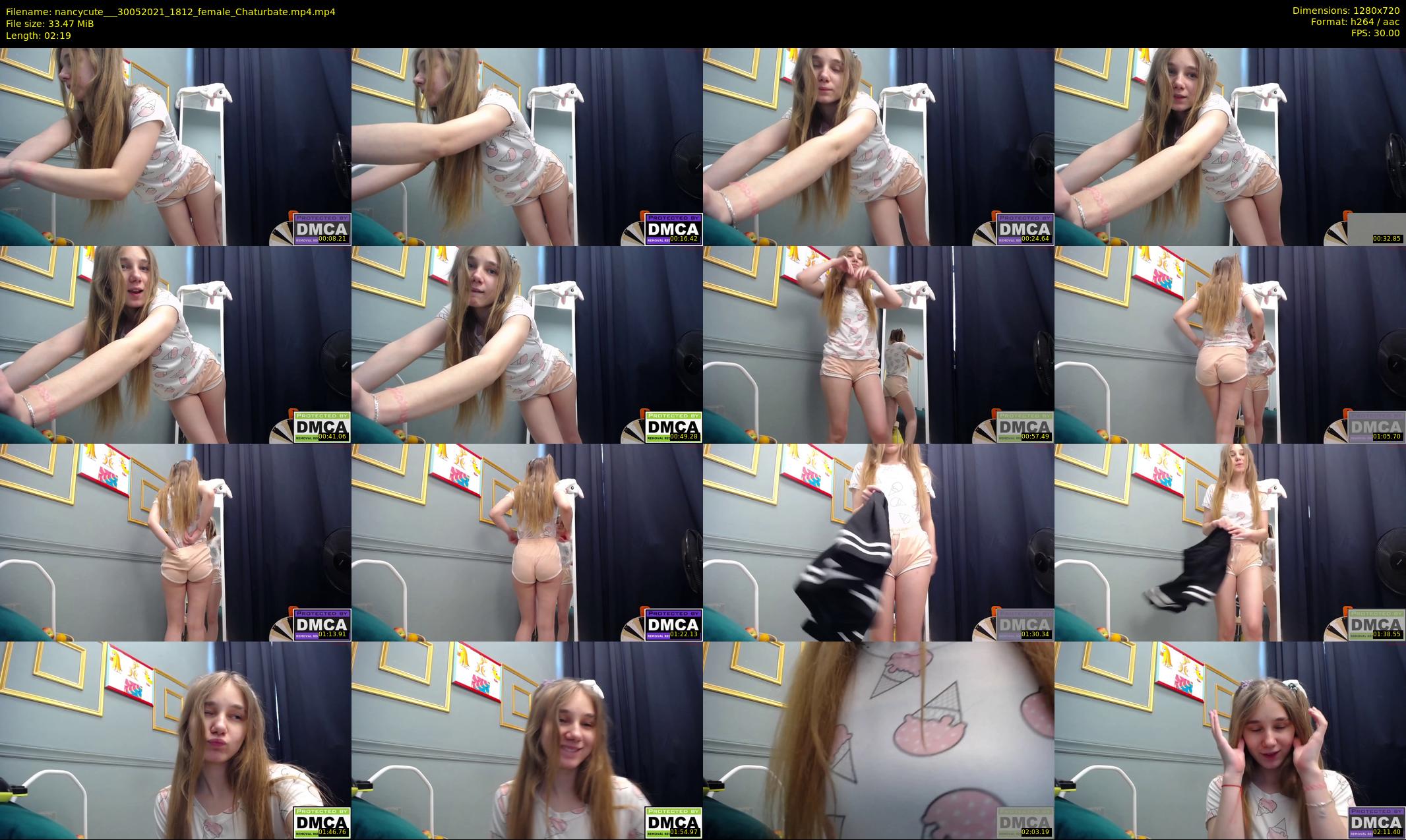 nancycute__ — 3 minute Chaturbate female cam show recording, 720p, May 30, 2021