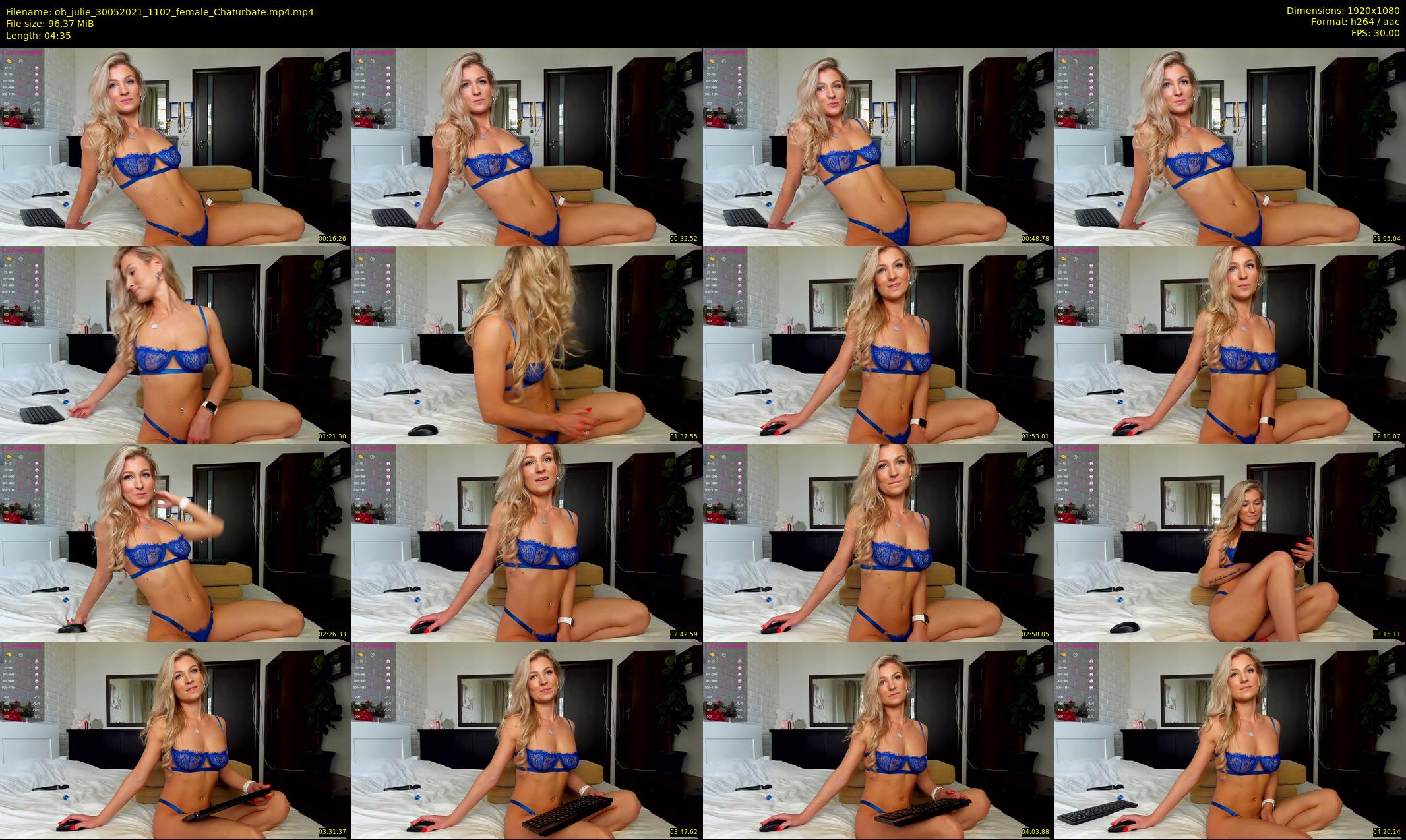 oh_julie — 5 minute Chaturbate female cam show recording, 1080p, May 30, 2021