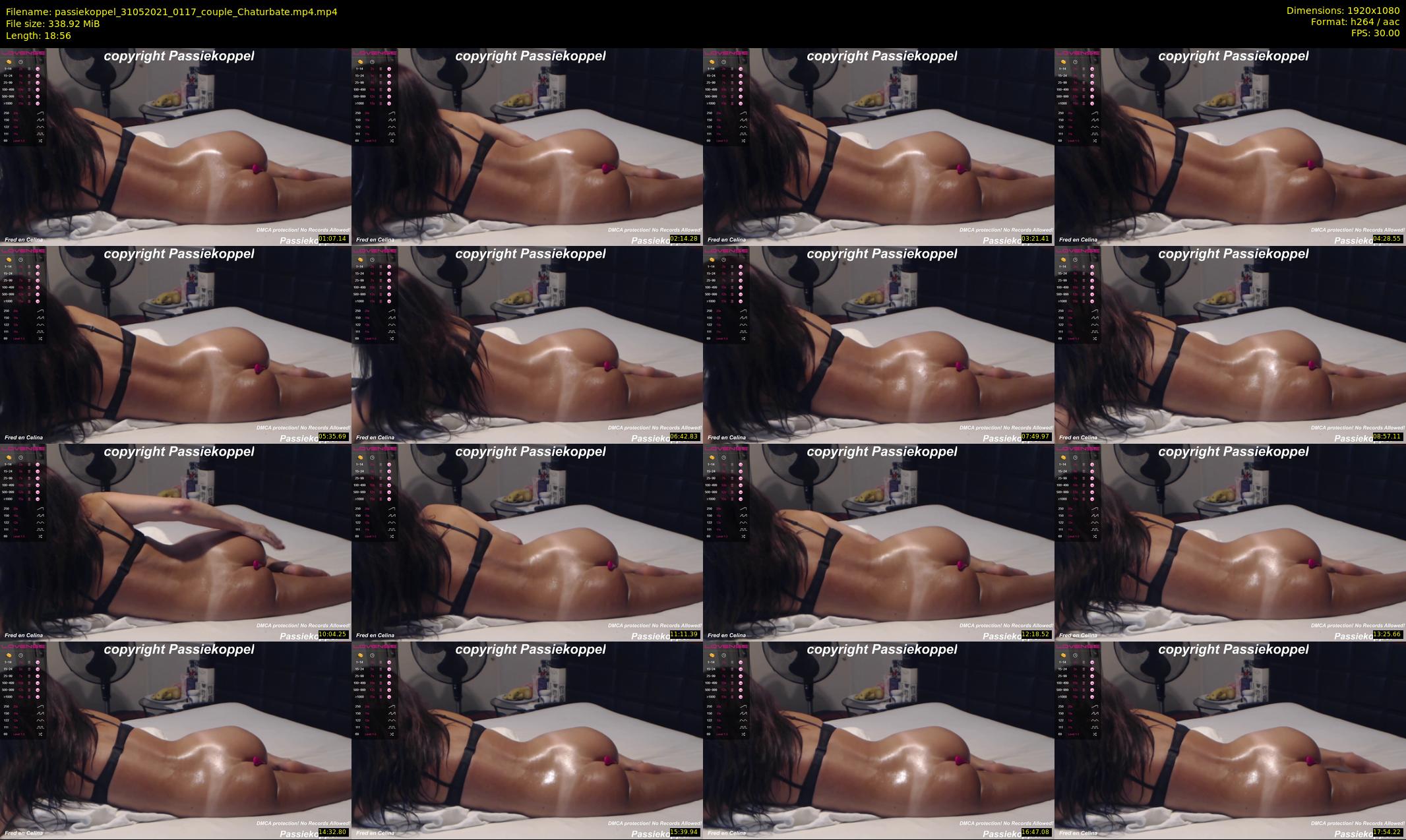 passiekoppel — 19 minute Chaturbate couple cam show recording, 1080p, May 31, 2021