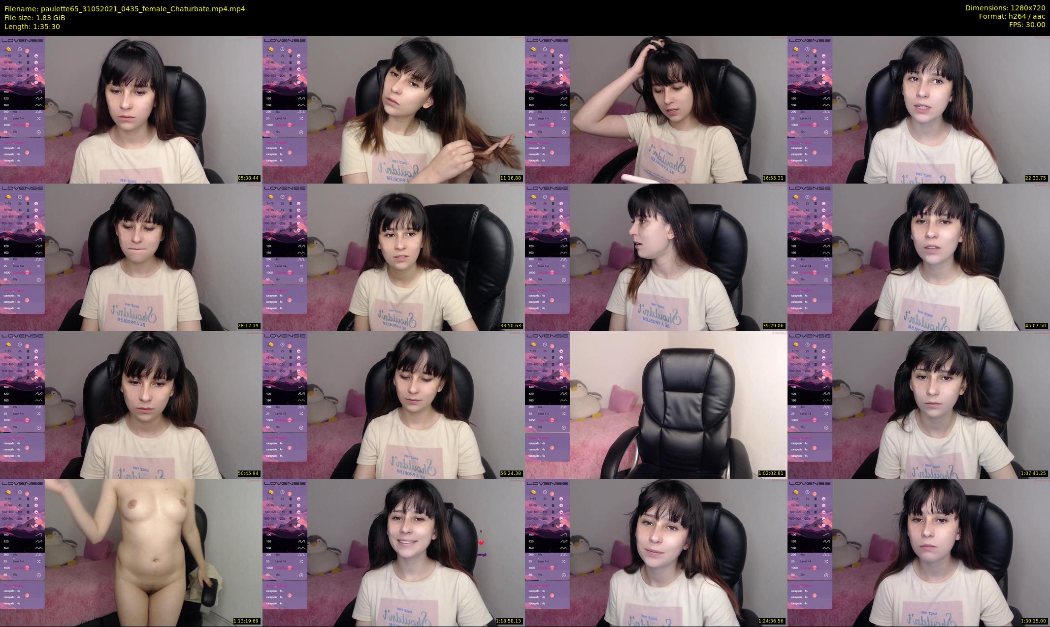 paulette65 — 96 minute Chaturbate female cam show recording, 720p, May 31, 2021