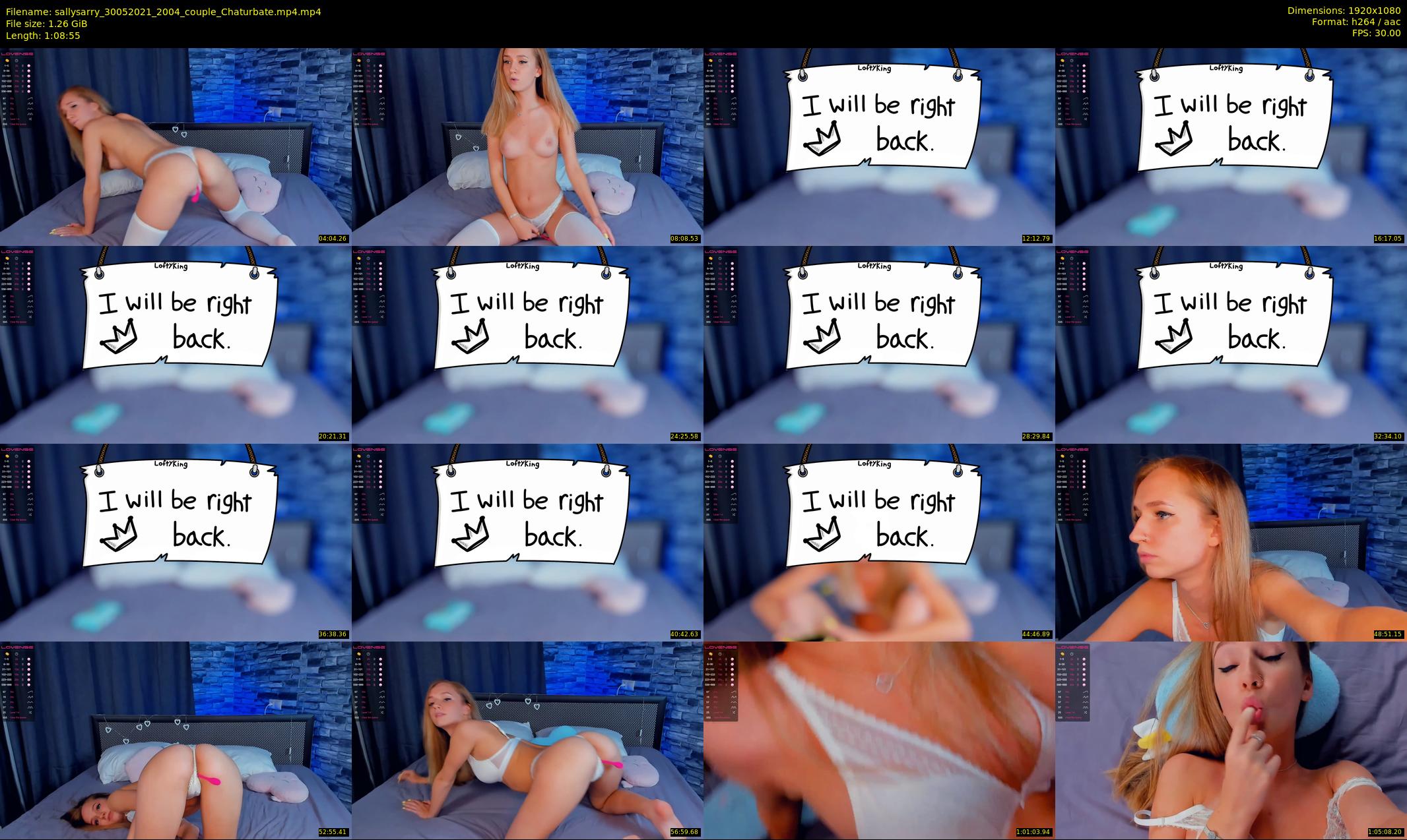 sallysarry — 69 minute Chaturbate couple cam show recording, 1080p, May 30, 2021
