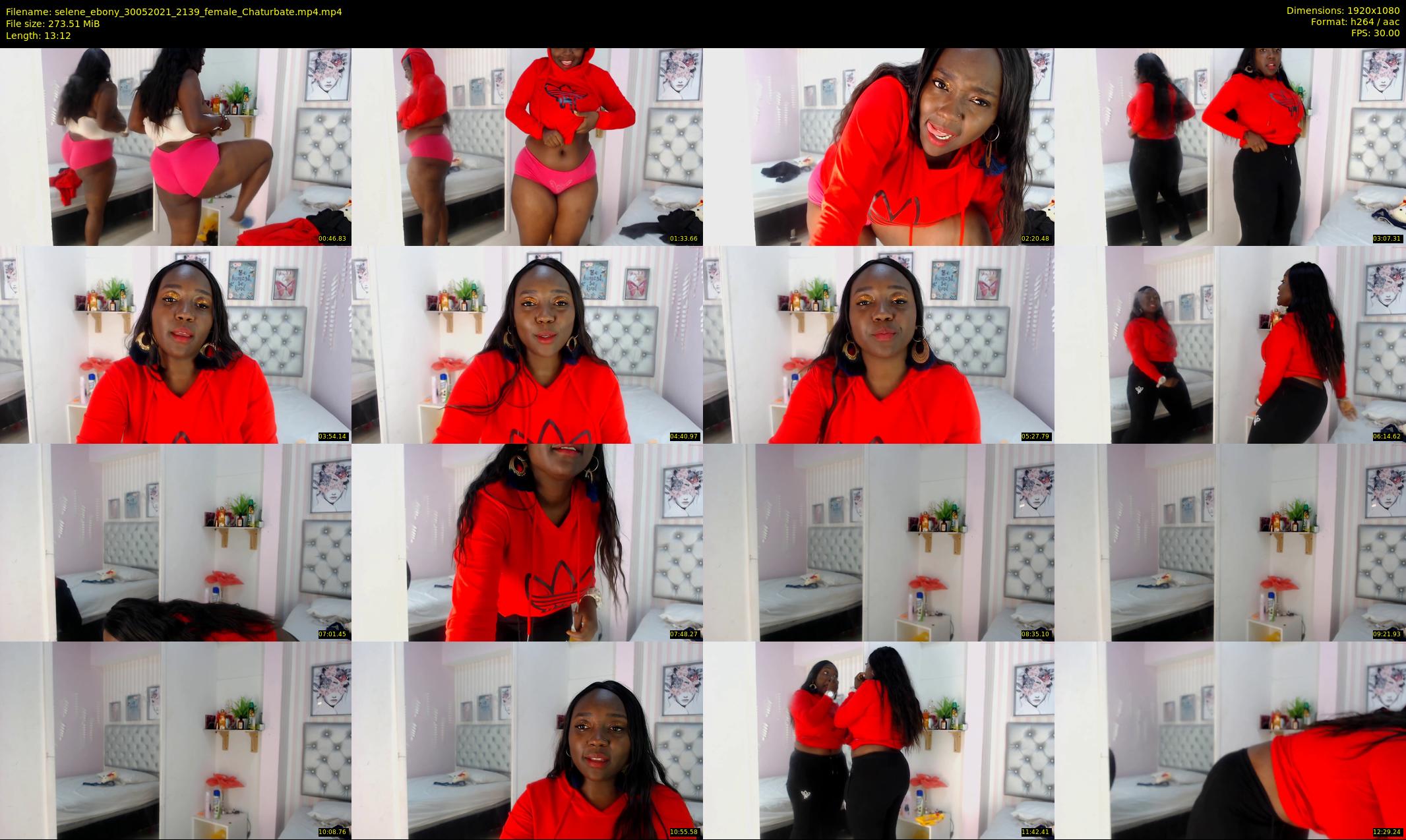 selene_ebony — 14 minute Chaturbate female cam show recording, 1080p, May 30, 2021