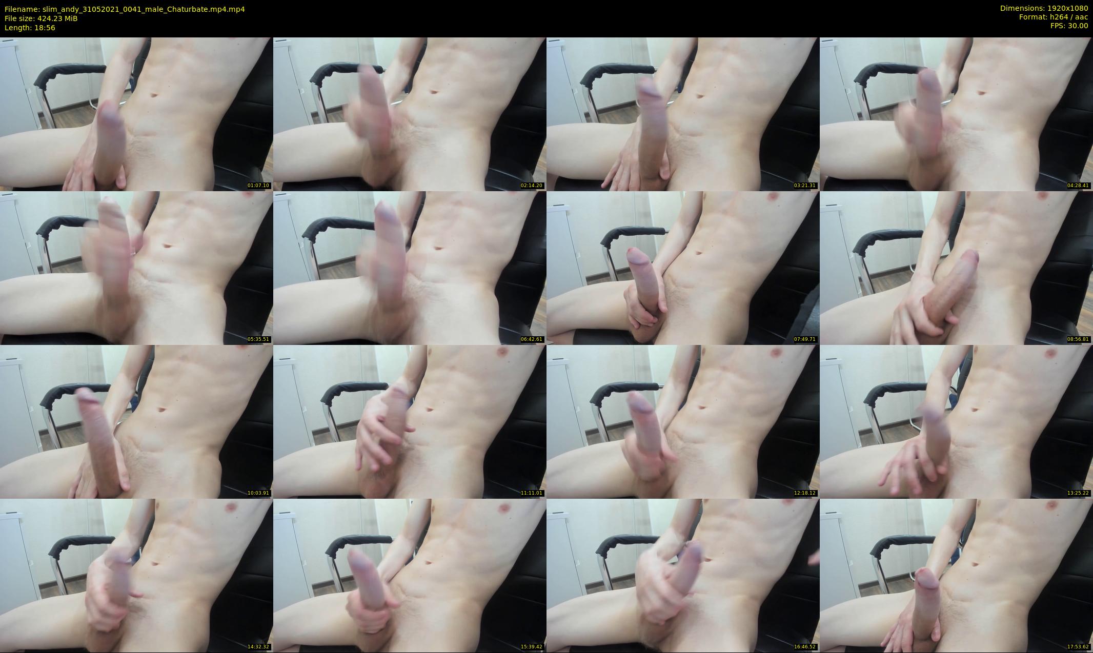slim_andy — 19 minute Chaturbate male cam show recording, 1080p, May 31, 2021