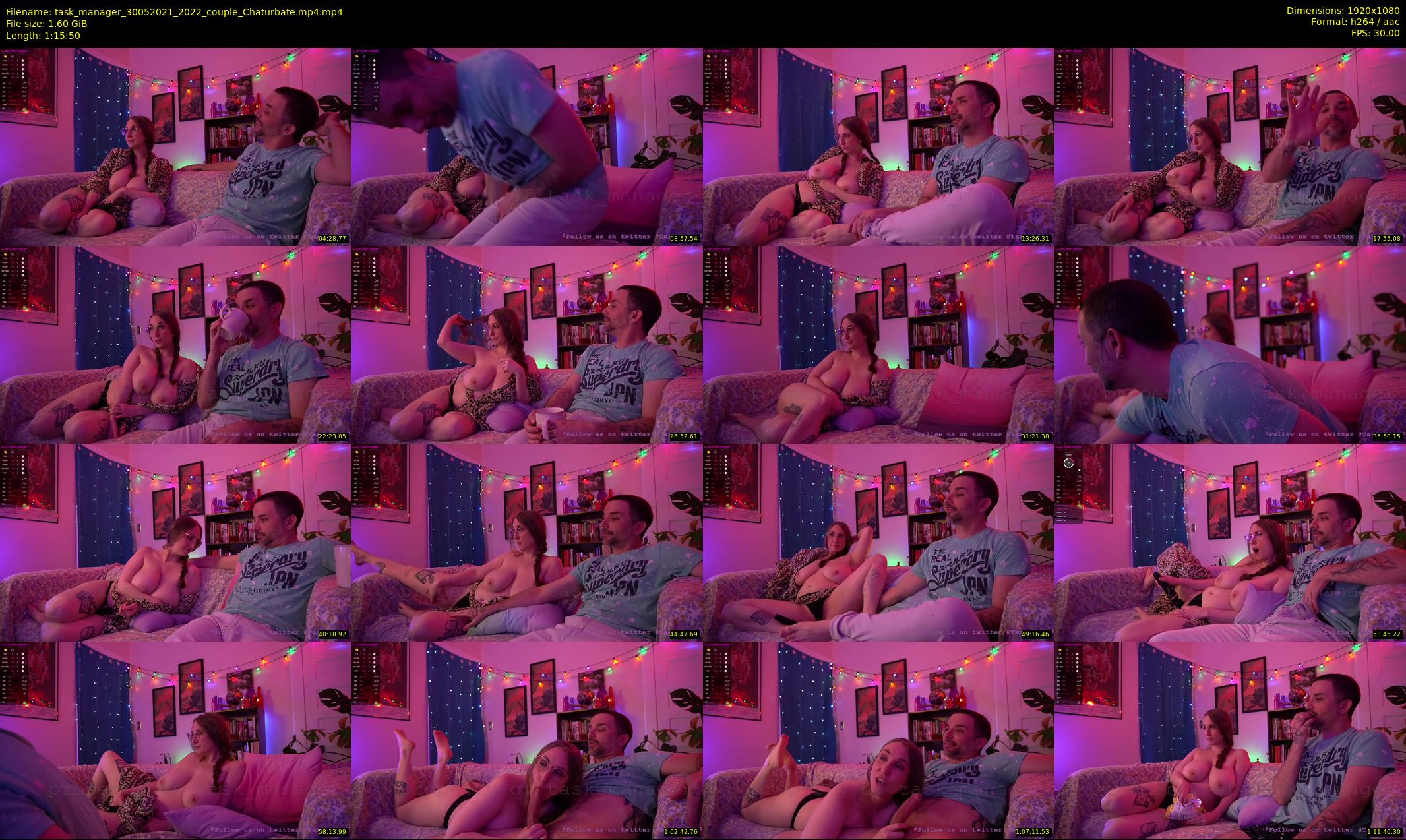 task_manager — 76 minute Chaturbate couple cam show recording, 1080p, May 30, 2021
