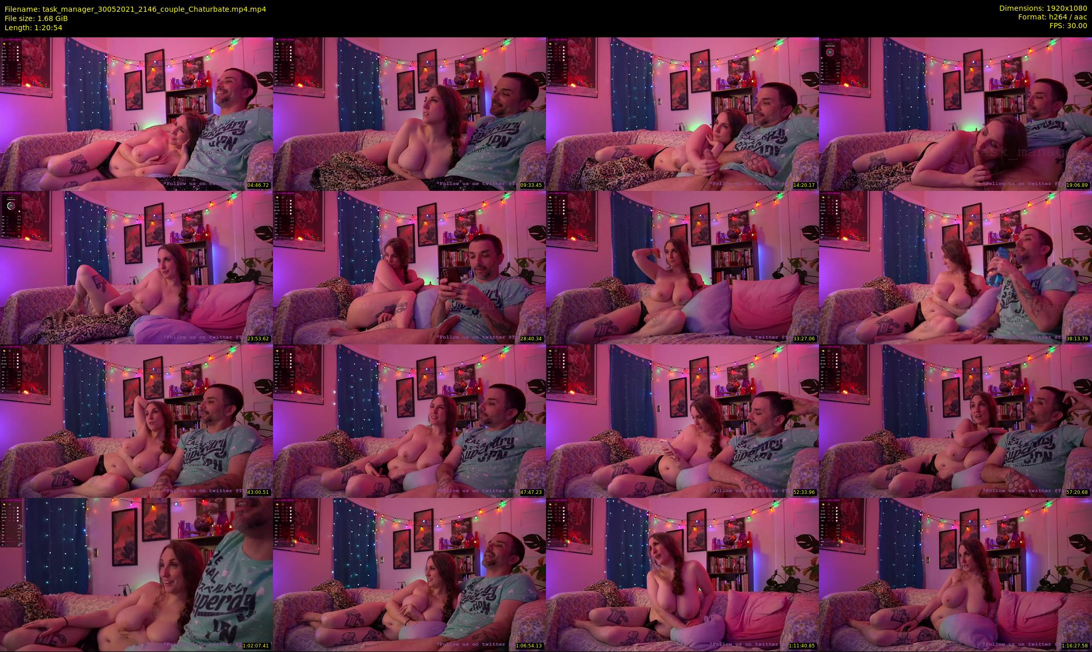 task_manager — 81 minute Chaturbate couple cam show recording, 1080p, May 30, 2021
