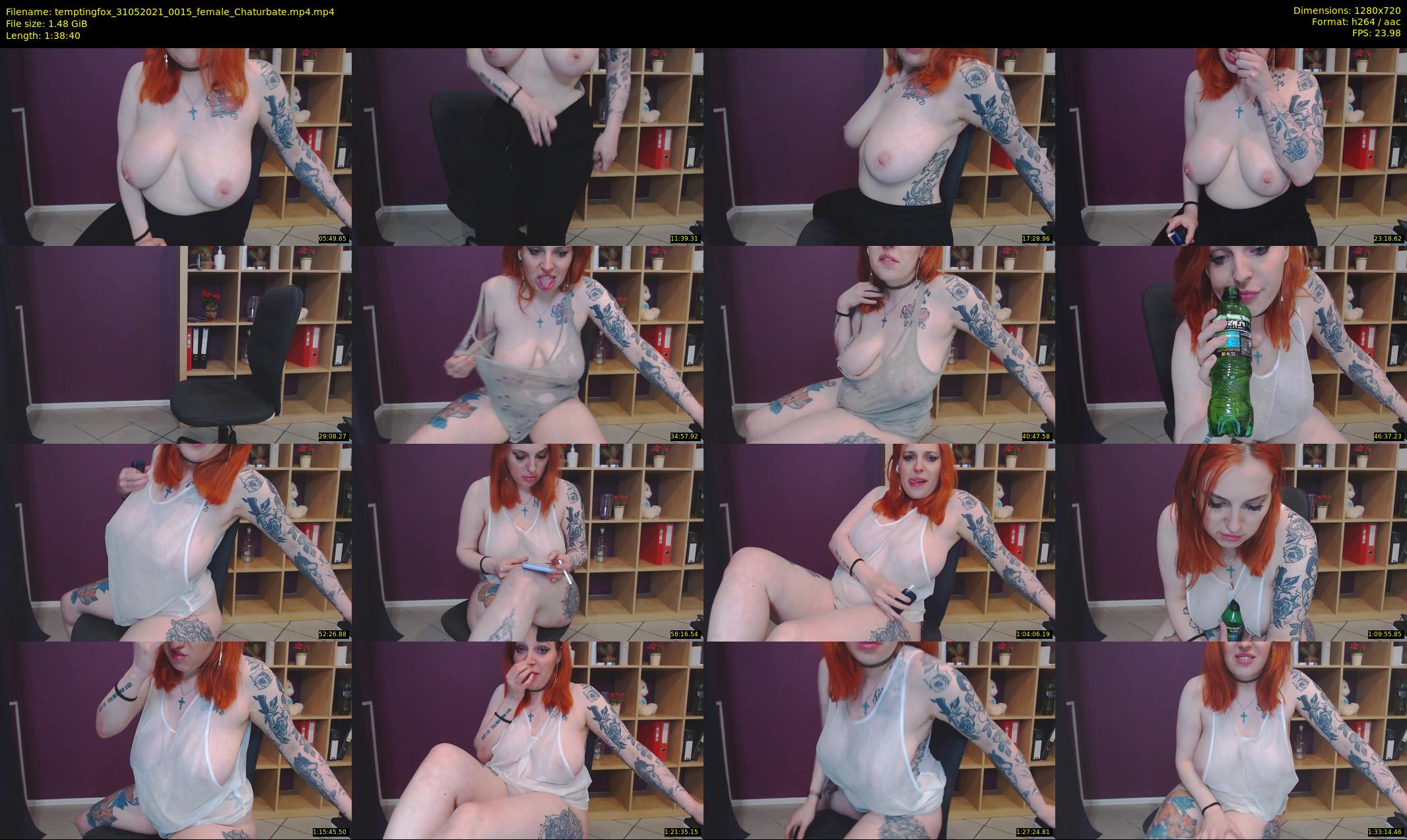temptingfox — 99 minute Chaturbate female cam show recording, 720p, May 31, 2021