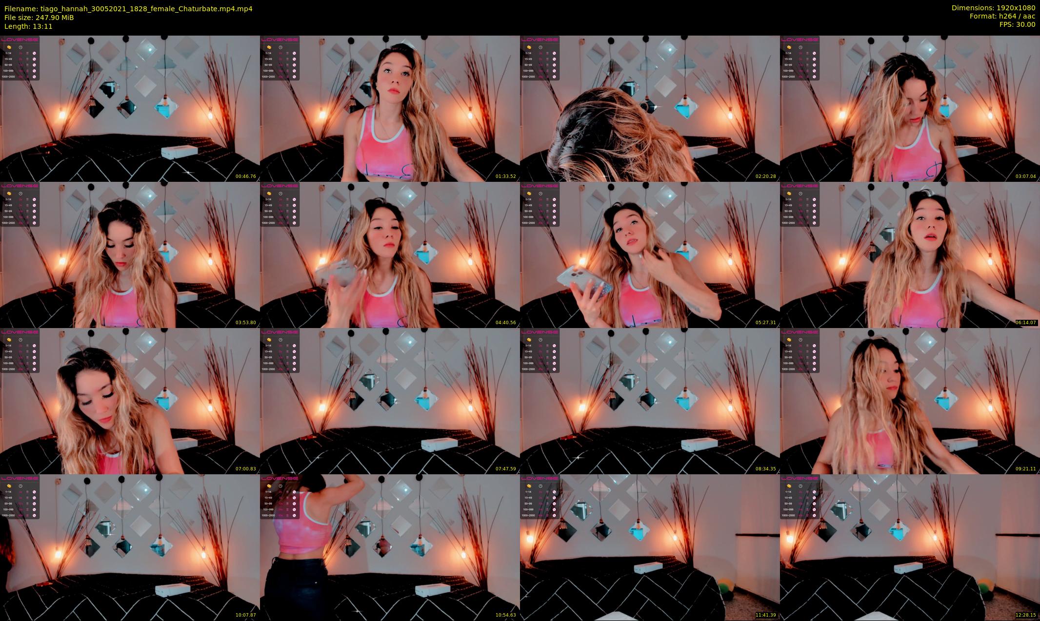 tiago_hannah — 14 minute Chaturbate couple cam show recording, 1080p, May 30, 2021