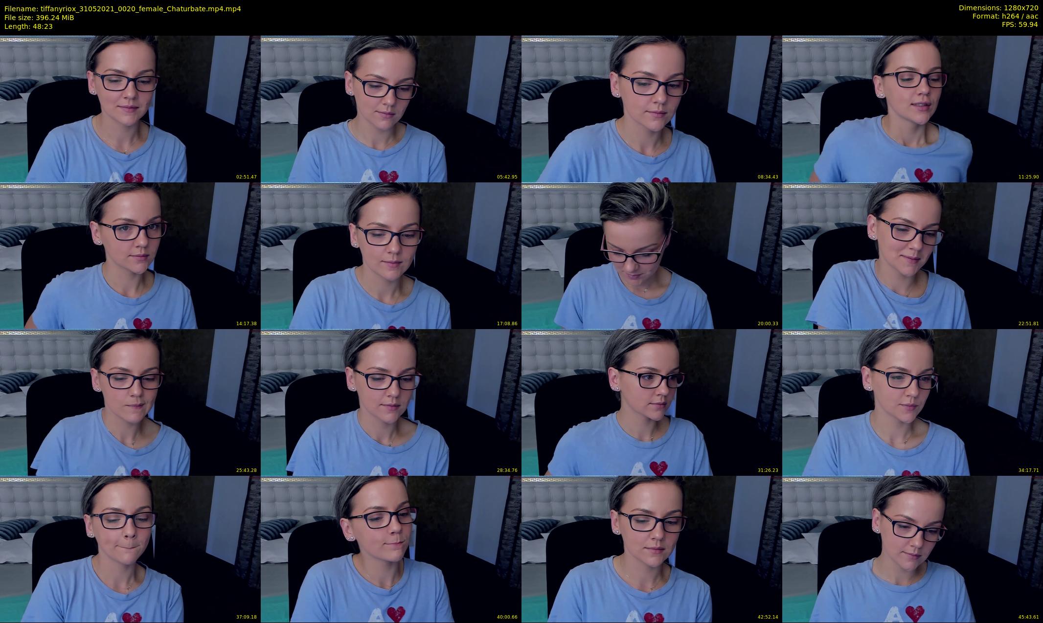 tiffanyriox — 49 minute Chaturbate female cam show recording, 720p, May 31, 2021