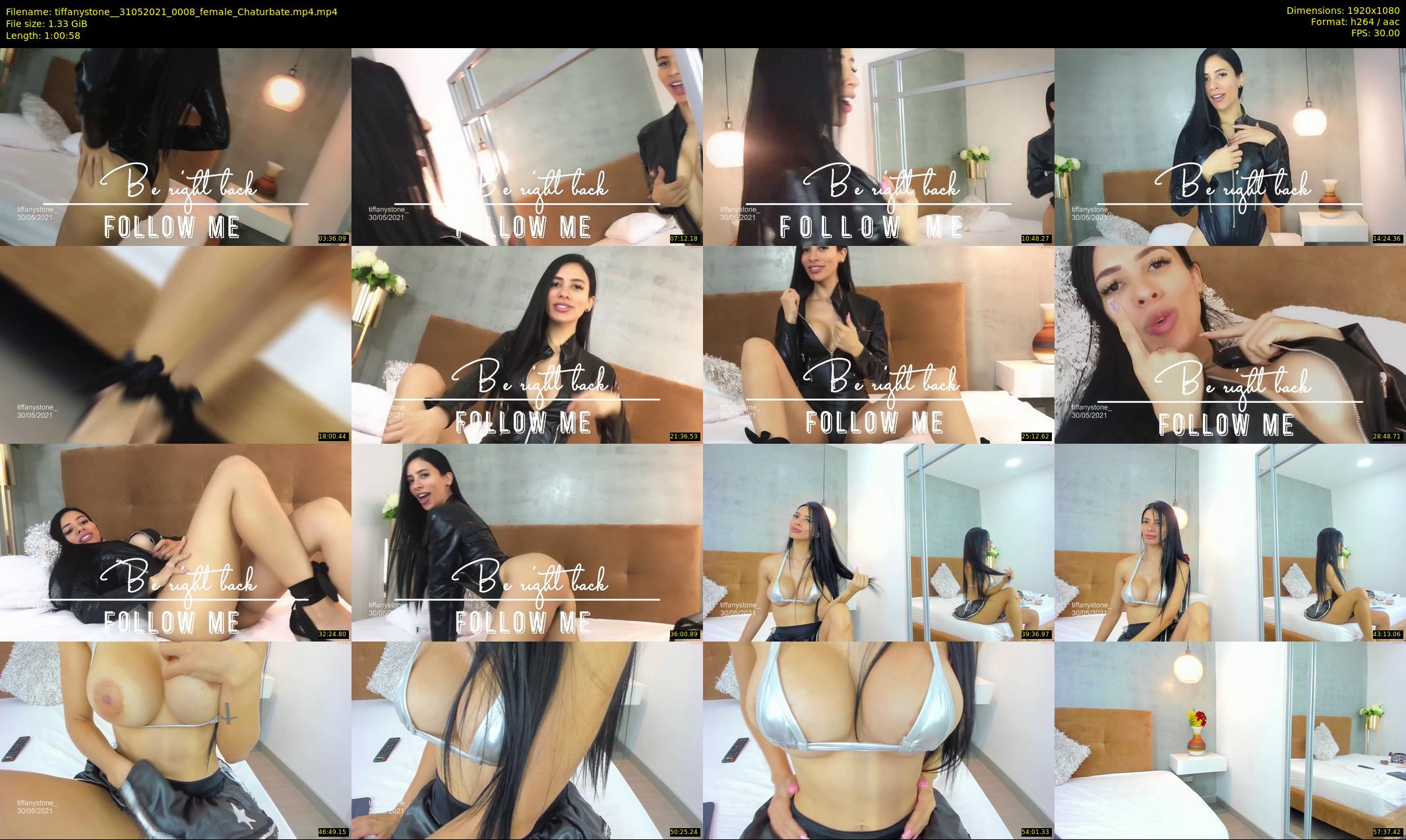 tiffanystone_ — 61 minute Chaturbate female cam show recording, 1080p, May 31, 2021