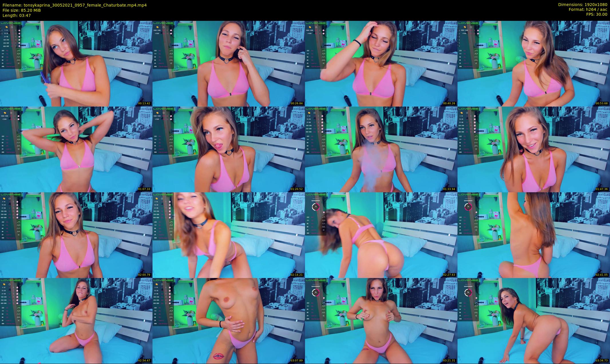 tonsykaprina — 4 minute Chaturbate couple cam show recording, 1080p, May 30, 2021