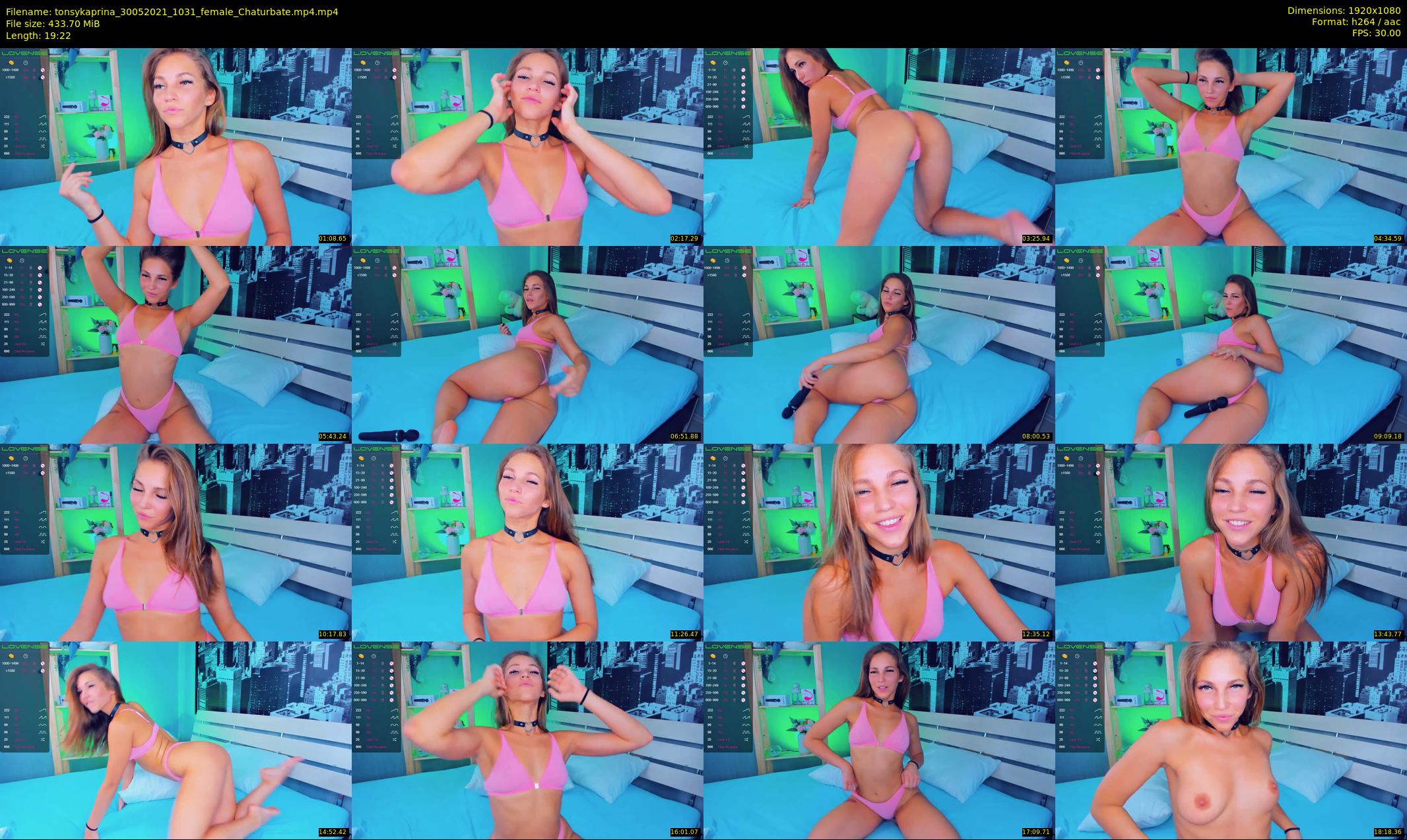 tonsykaprina — 20 minute Chaturbate couple cam show recording, 1080p, May 30, 2021