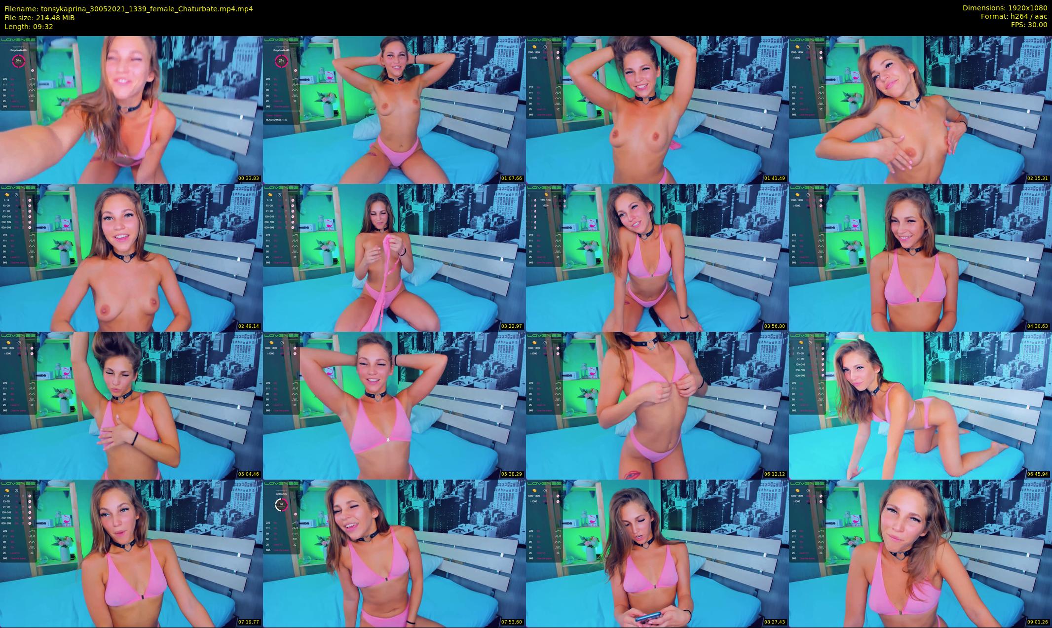 tonsykaprina — 10 minute Chaturbate couple cam show recording, 1080p, May 30, 2021
