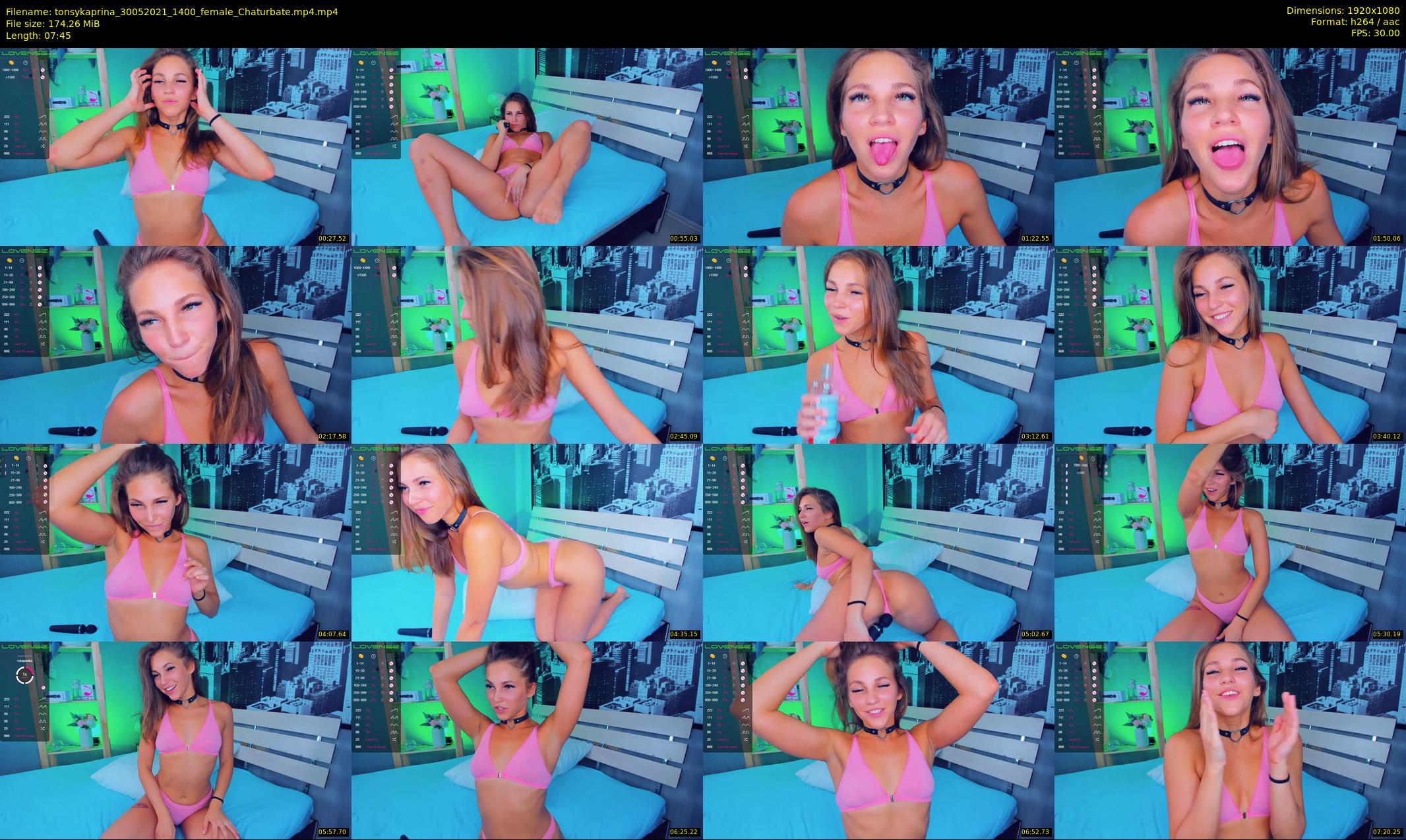 tonsykaprina — 8 minute Chaturbate couple cam show recording, 1080p, May 30, 2021