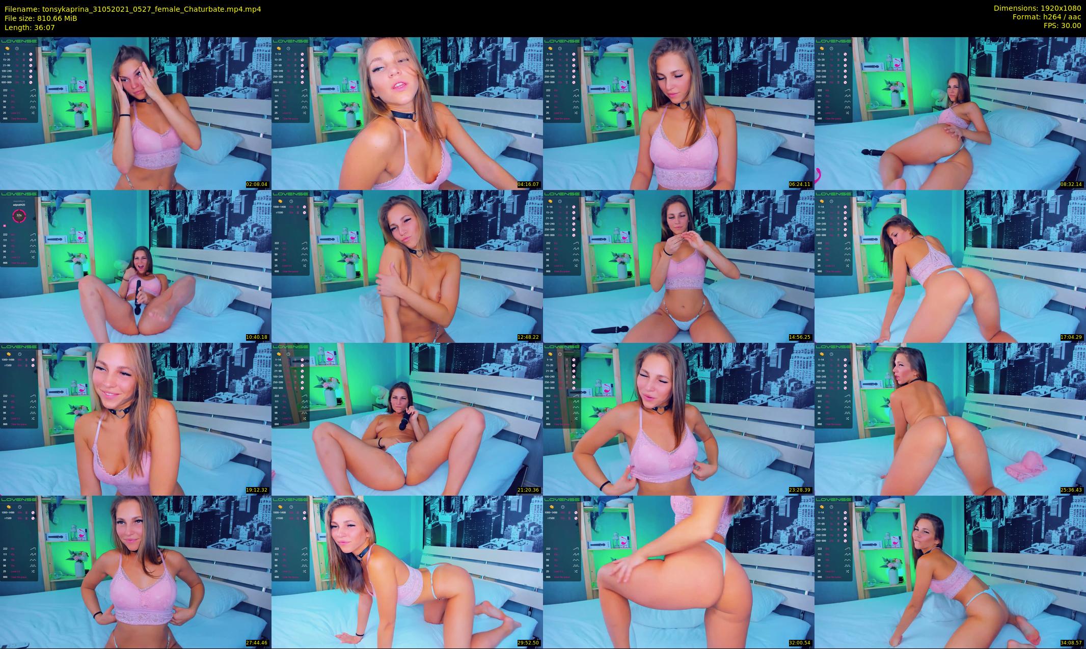 tonsykaprina — 37 minute Chaturbate couple cam show recording, 1080p, May 31, 2021