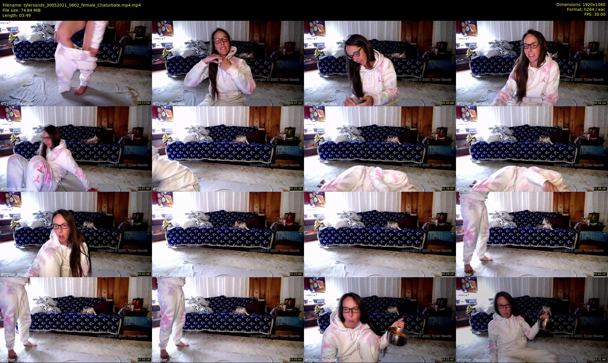 tylersands — 4 minute Chaturbate female cam show recording, 1080p, May 30, 2021