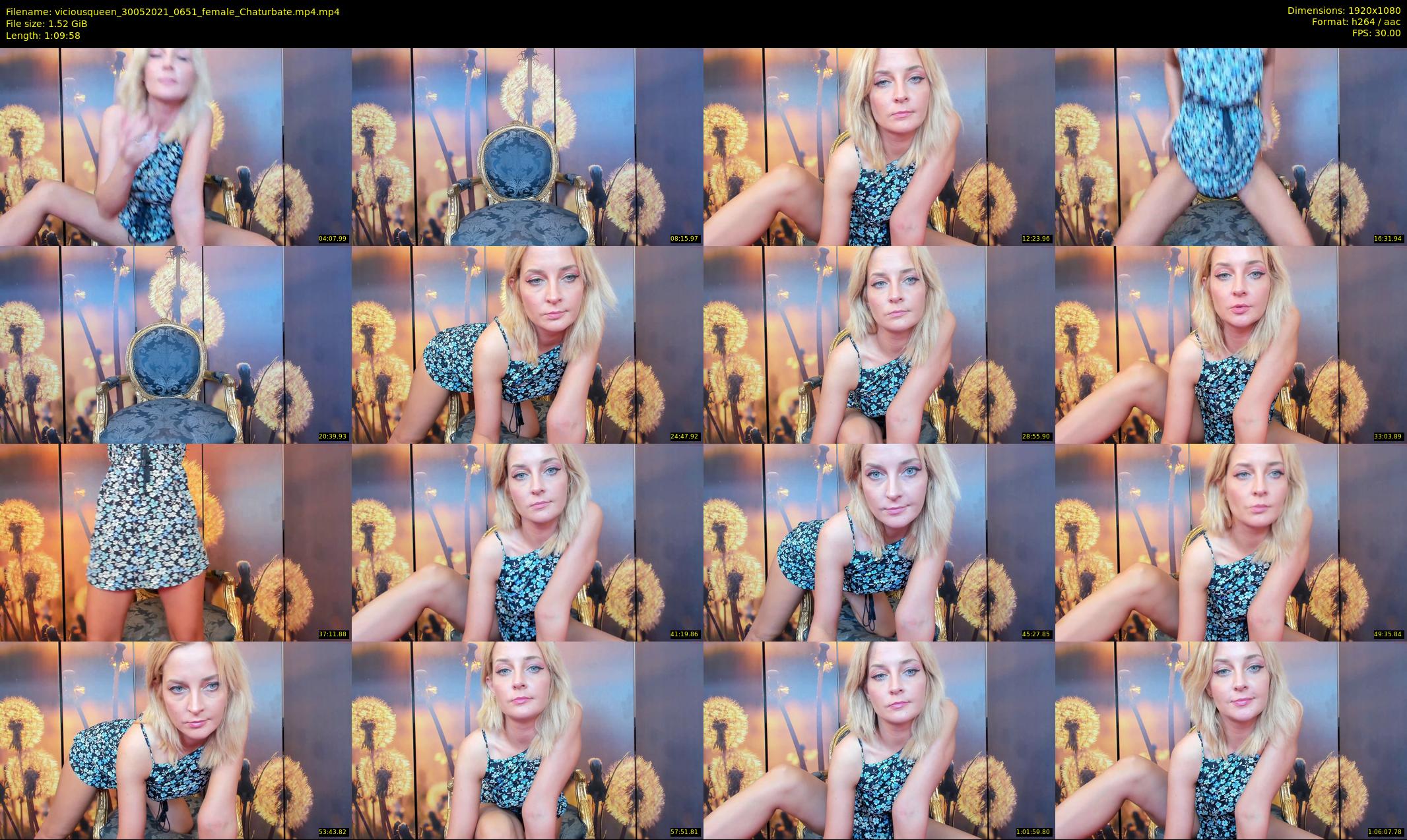 viciousqueen — 70 minute Chaturbate female cam show recording, 1080p, May 30, 2021