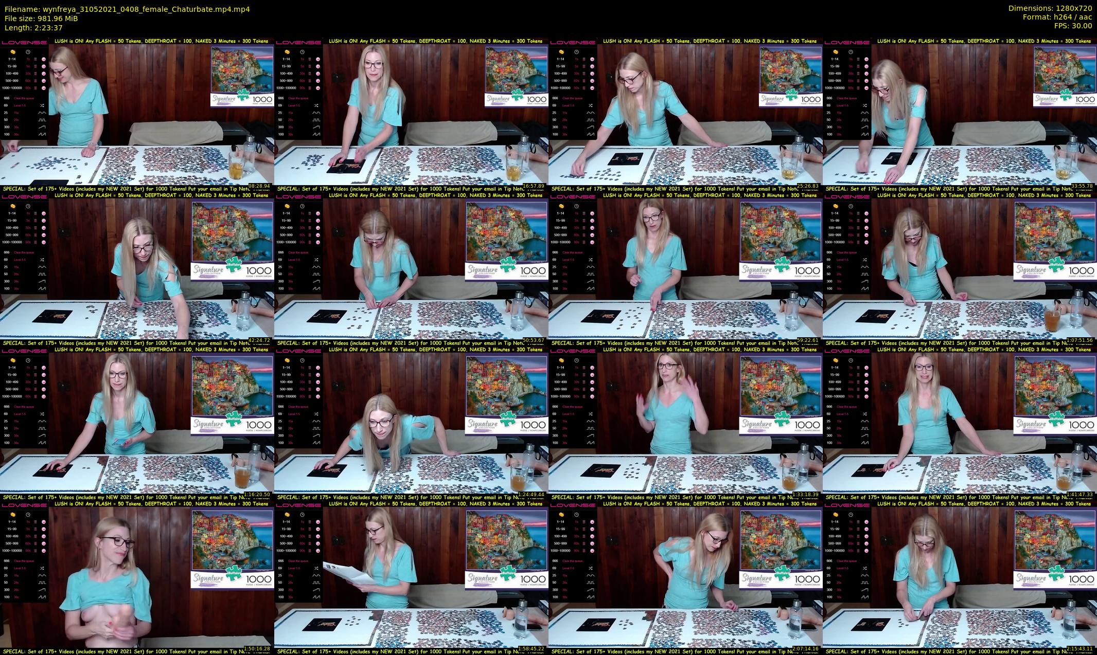 wynfreya — 144 minute Chaturbate female cam show recording, 720p, May 31, 2021