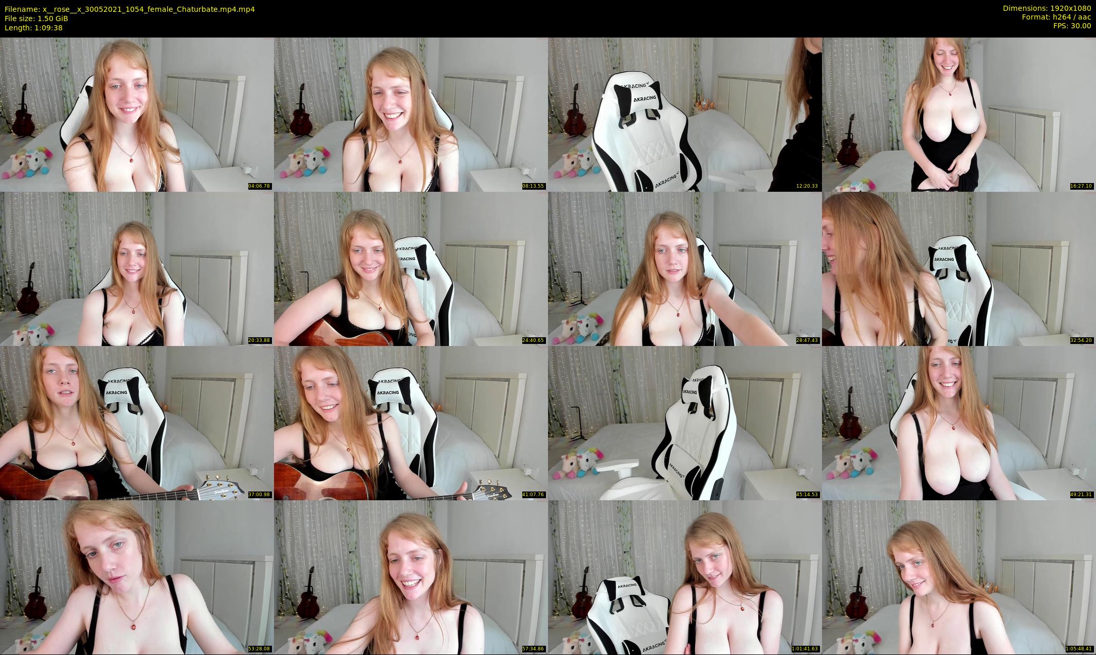 x__rose__x — 70 minute Chaturbate female cam show recording, 1080p, May 30, 2021