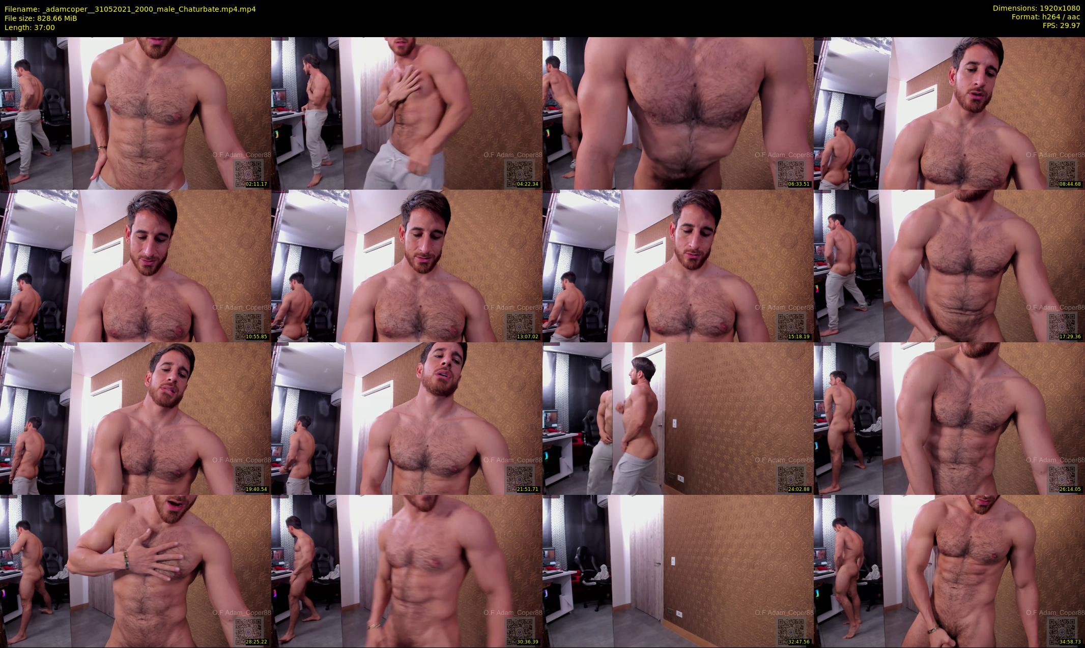 _adamcoper_ — 37 minute Chaturbate male cam show recording, 1080p, May 31, 2021