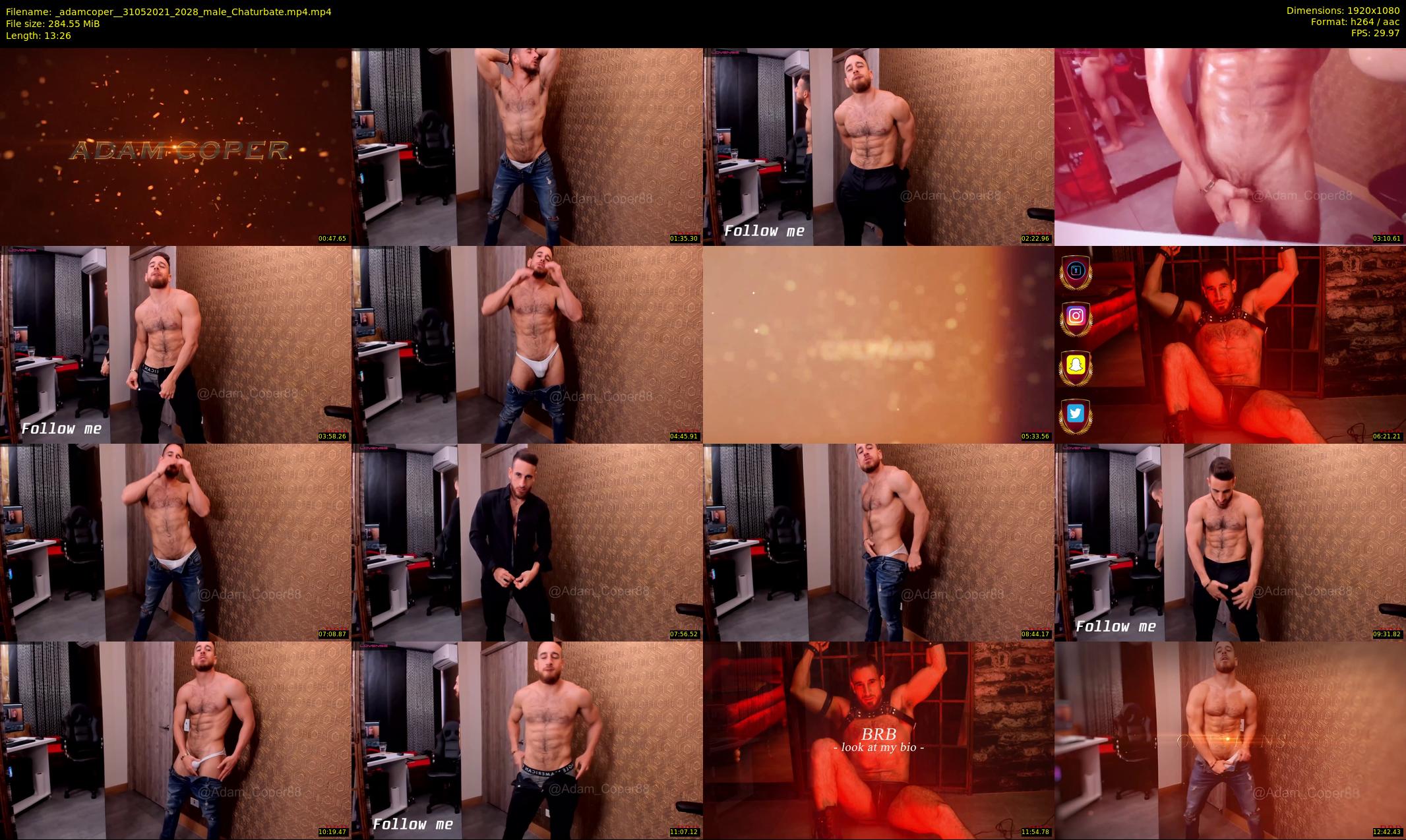 _adamcoper_ — 14 minute Chaturbate male cam show recording, 1080p, May 31, 2021