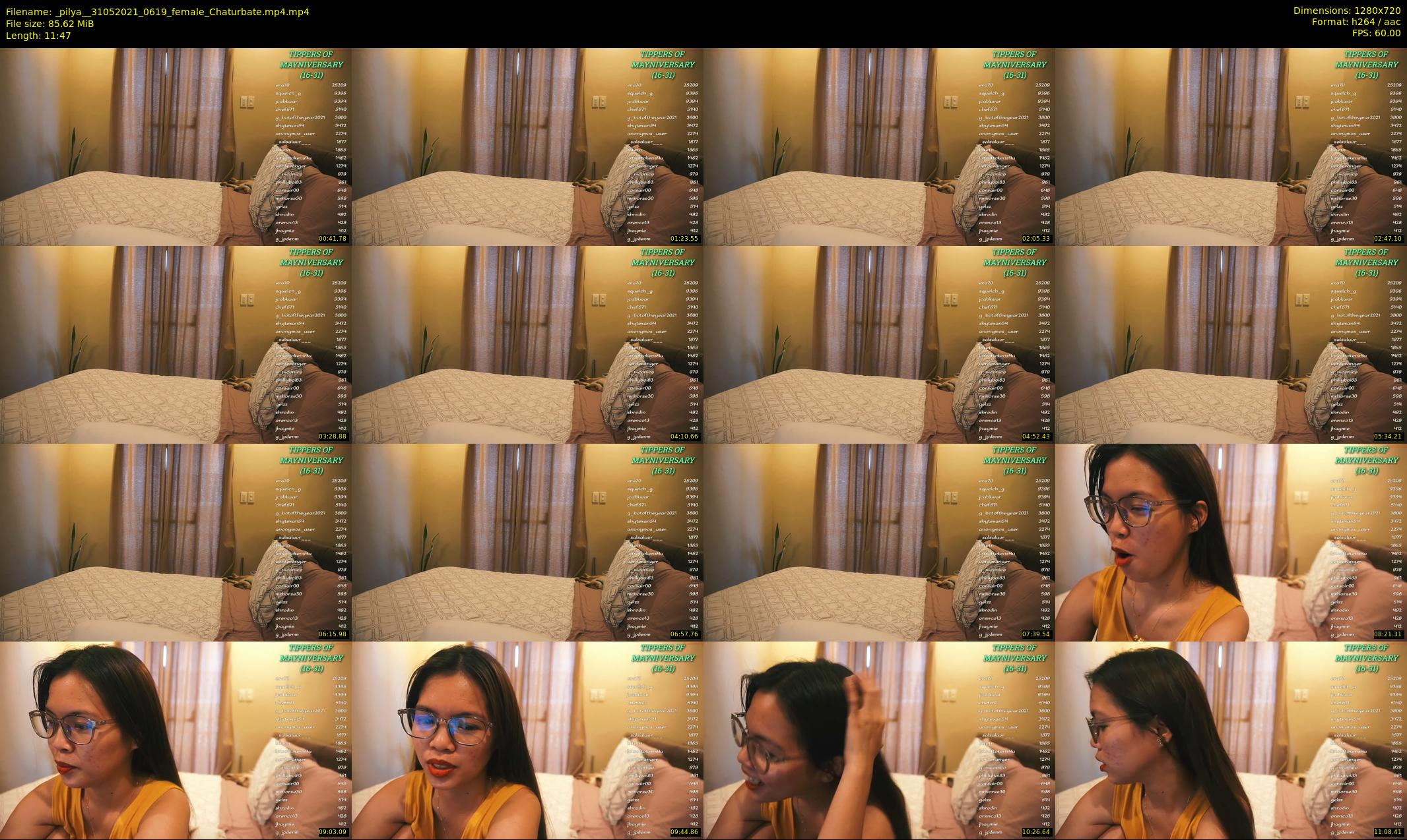 _pilya_ — 12 minute Chaturbate female cam show recording, 720p, May 31, 2021