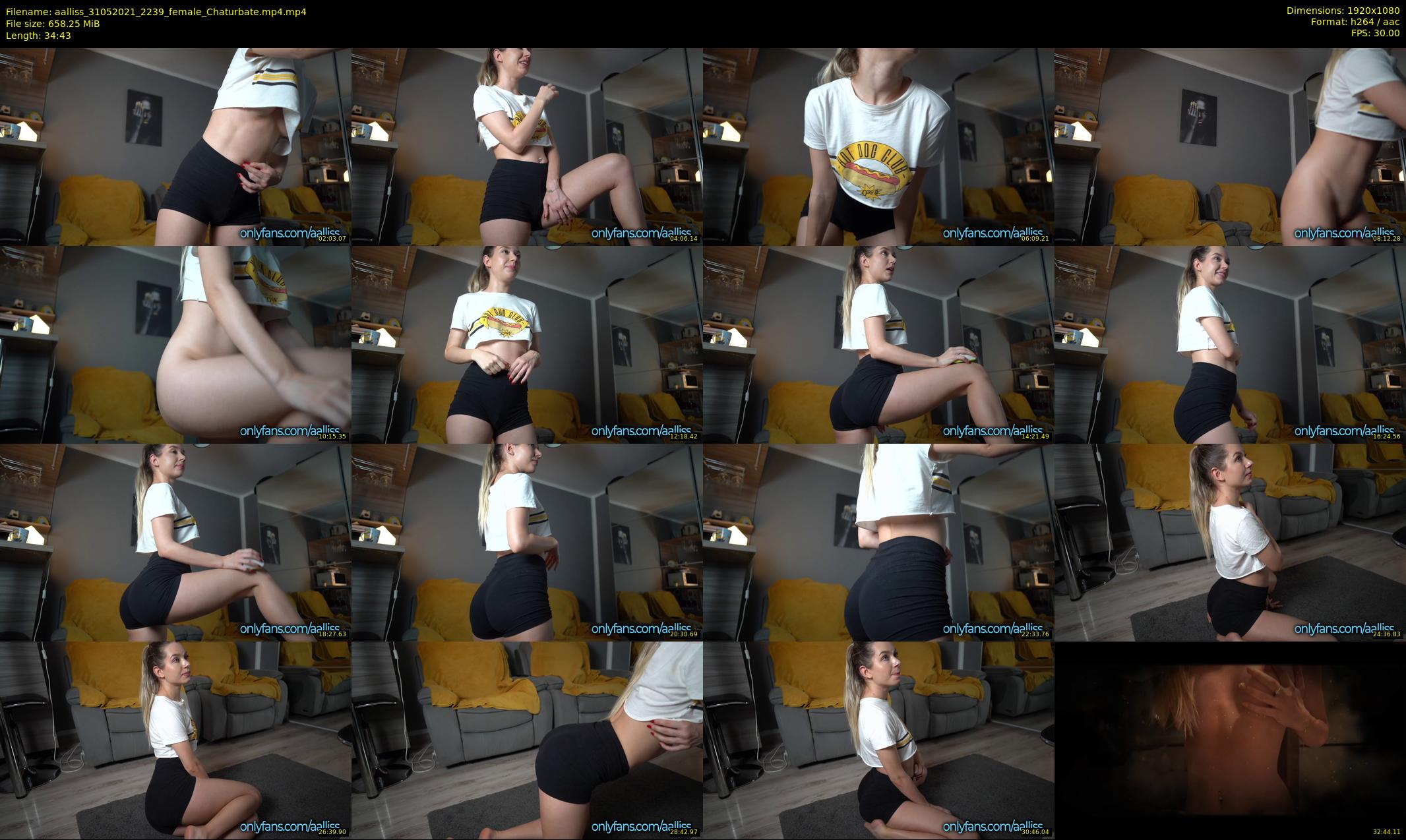 aalliss — 35 minute Chaturbate female cam show recording, 1080p, May 31, 2021