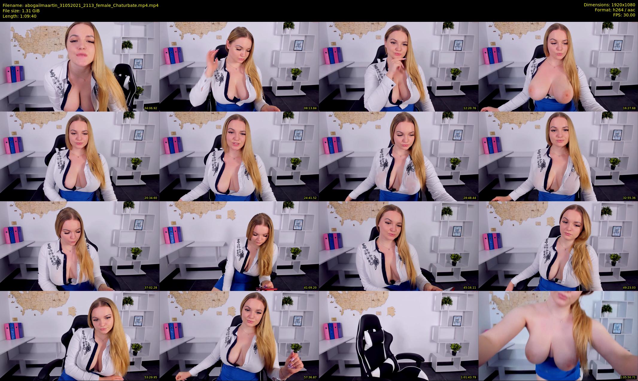 abogailmaartin — 70 minute Chaturbate female cam show recording, 1080p, May 31, 2021