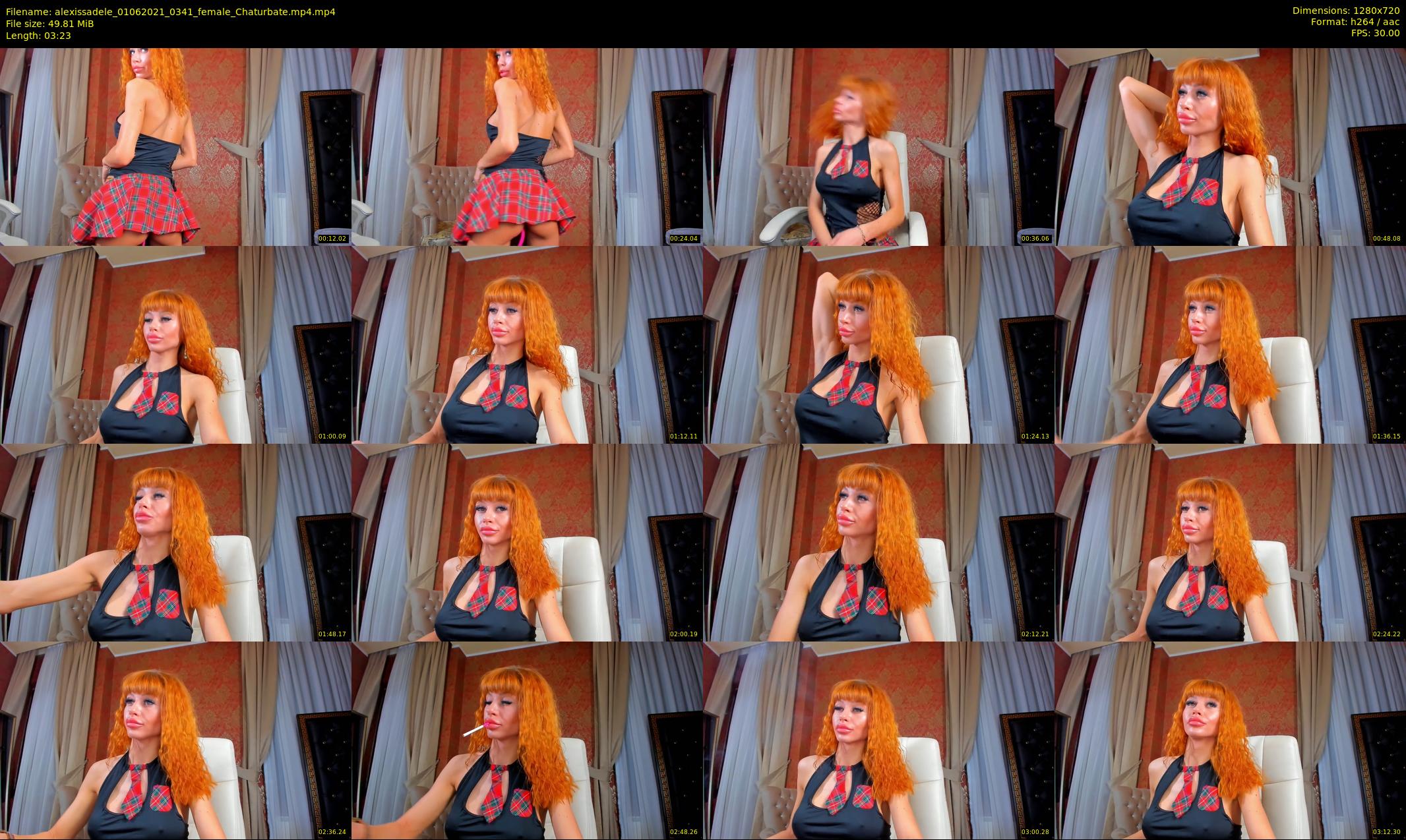 alexissadele — 4 minute Chaturbate female cam show recording, 720p, Jun 1, 2021