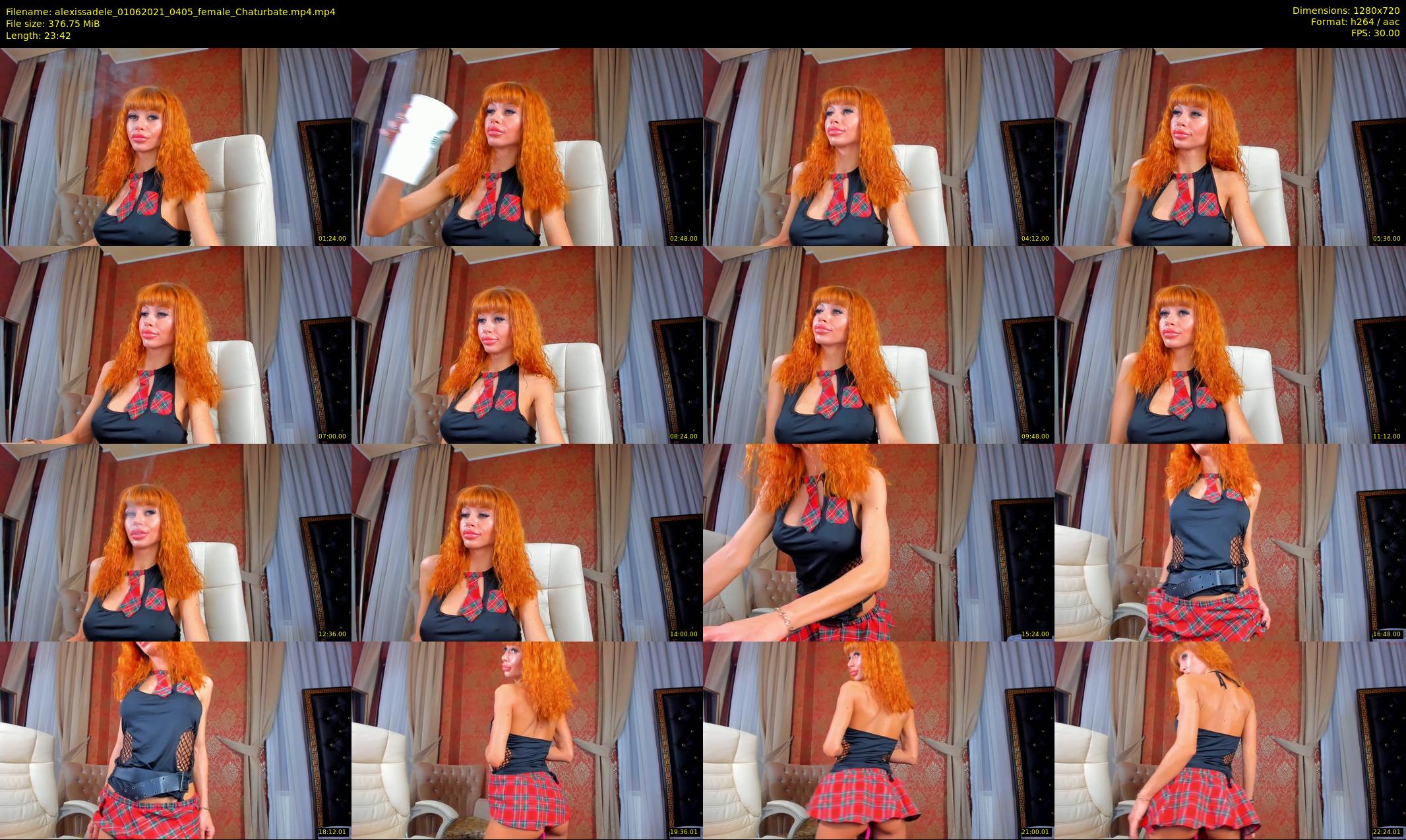 alexissadele — 24 minute Chaturbate female cam show recording, 720p, Jun 1, 2021