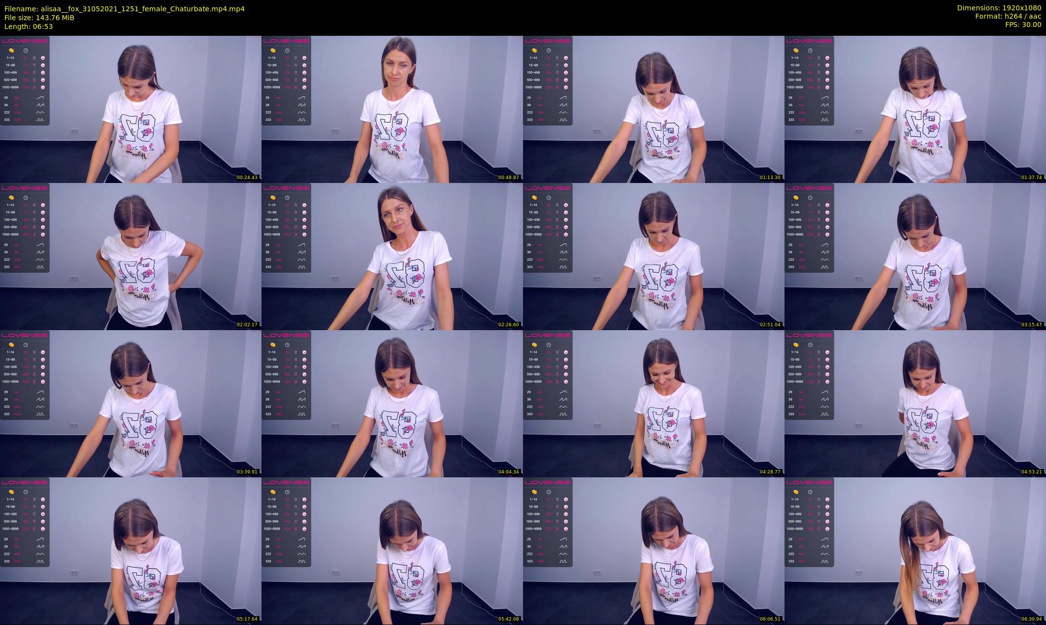 alisaa__fox — 7 minute Chaturbate female cam show recording, 1080p, May 31, 2021