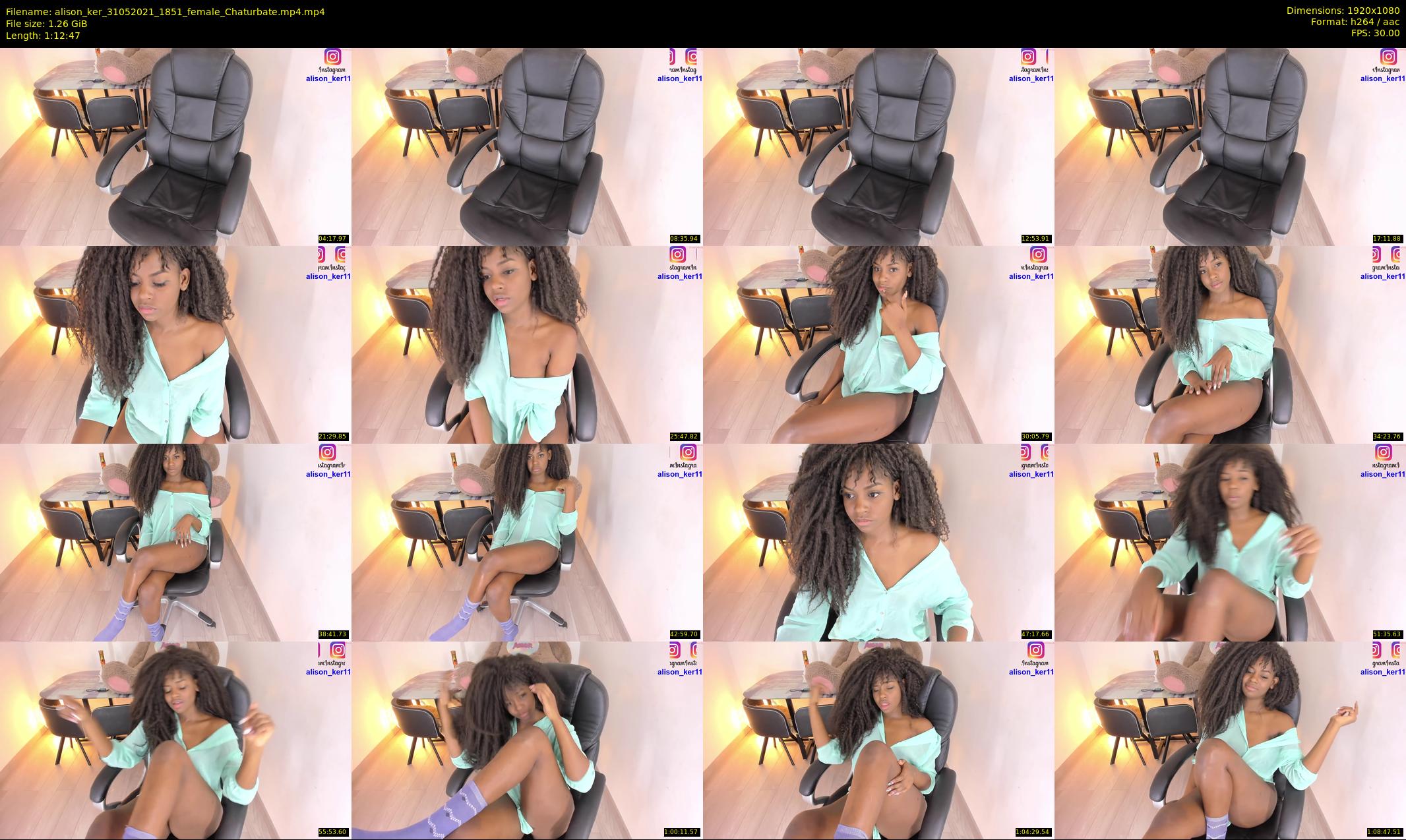 alison_ker — 73 minute Chaturbate female cam show recording, 1080p, May 31, 2021
