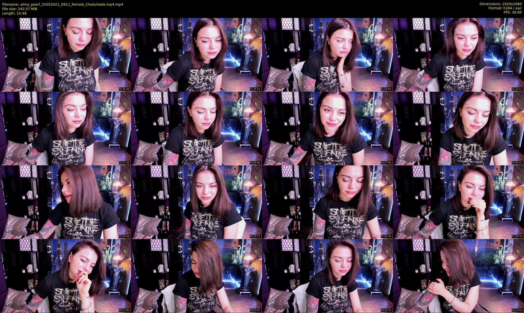 alma_pearl — 11 minute Chaturbate female cam show recording, 1080p, May 31, 2021