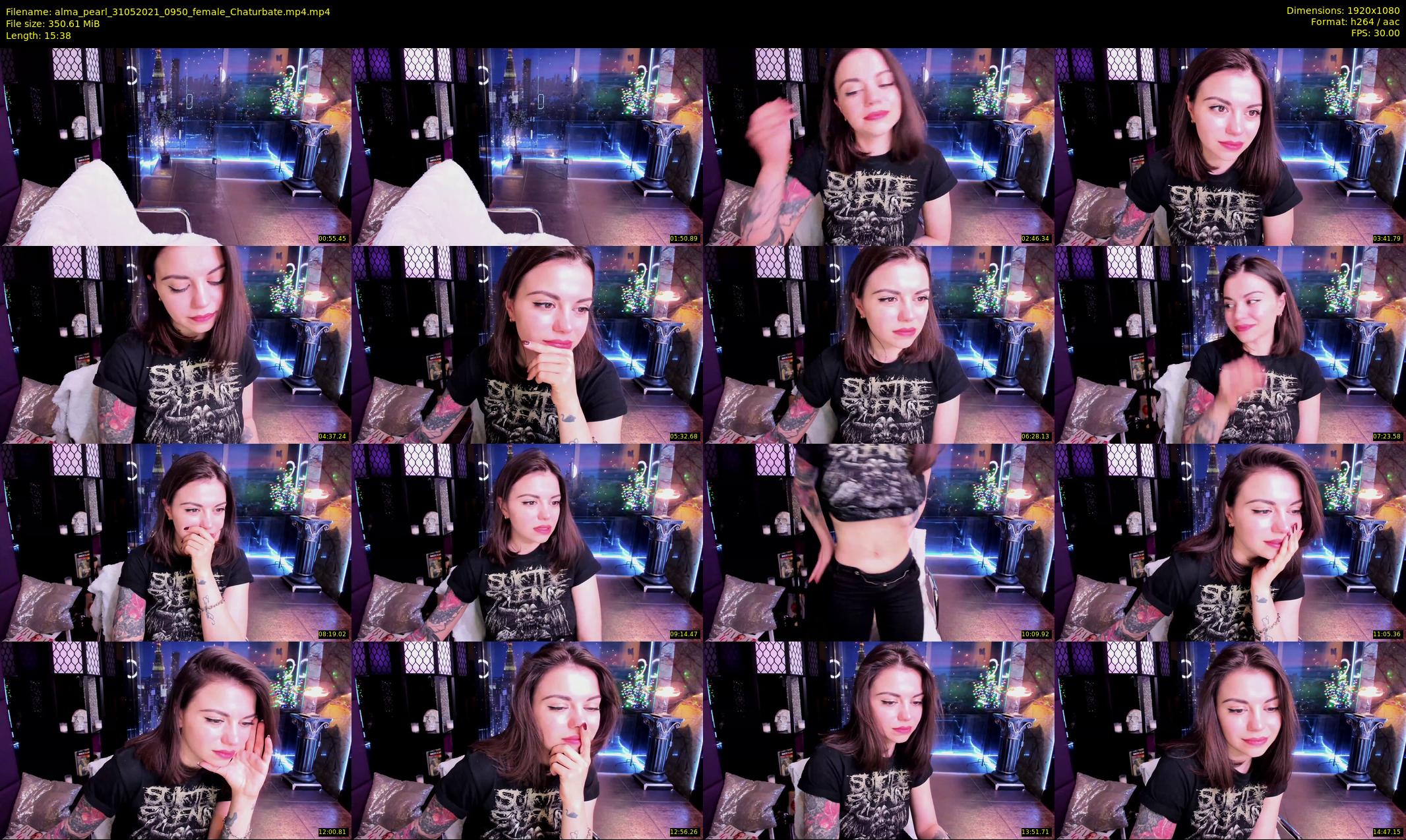 alma_pearl — 16 minute Chaturbate female cam show recording, 1080p, May 31, 2021
