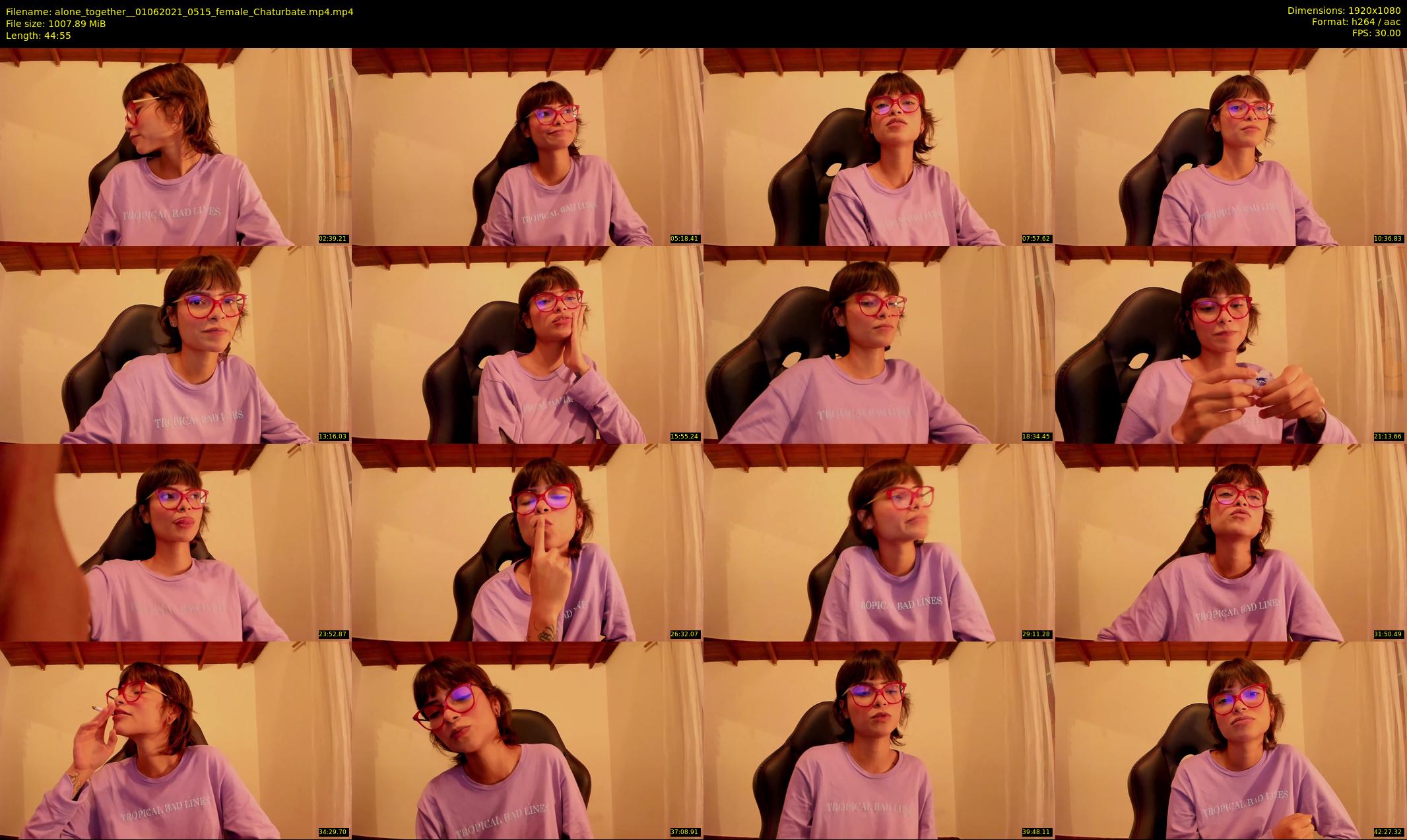 alone_together_ — 45 minute Chaturbate female cam show recording, 1080p, Jun 1, 2021