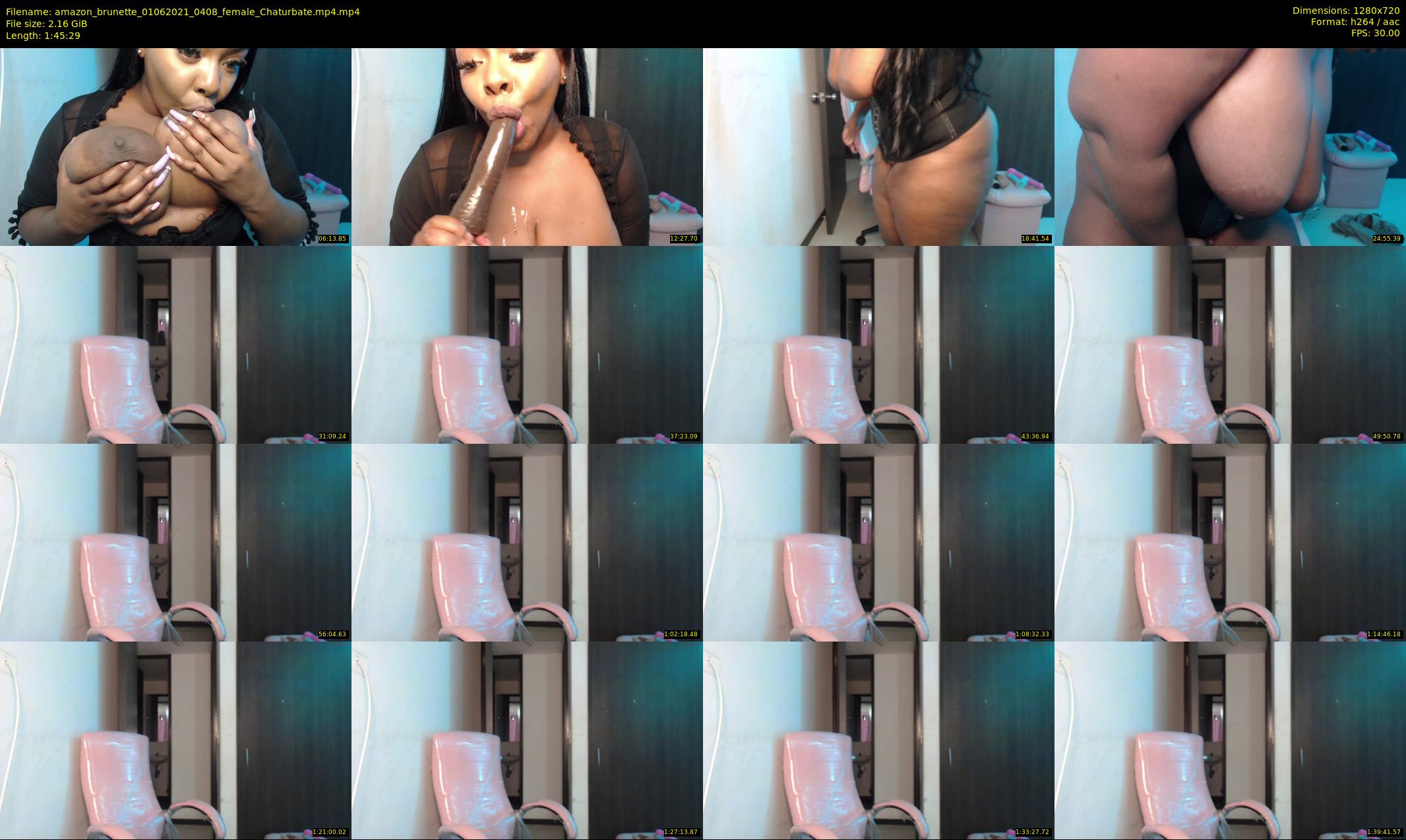 amazon_brunette — 106 minute Chaturbate female cam show recording, 720p, Jun 1, 2021