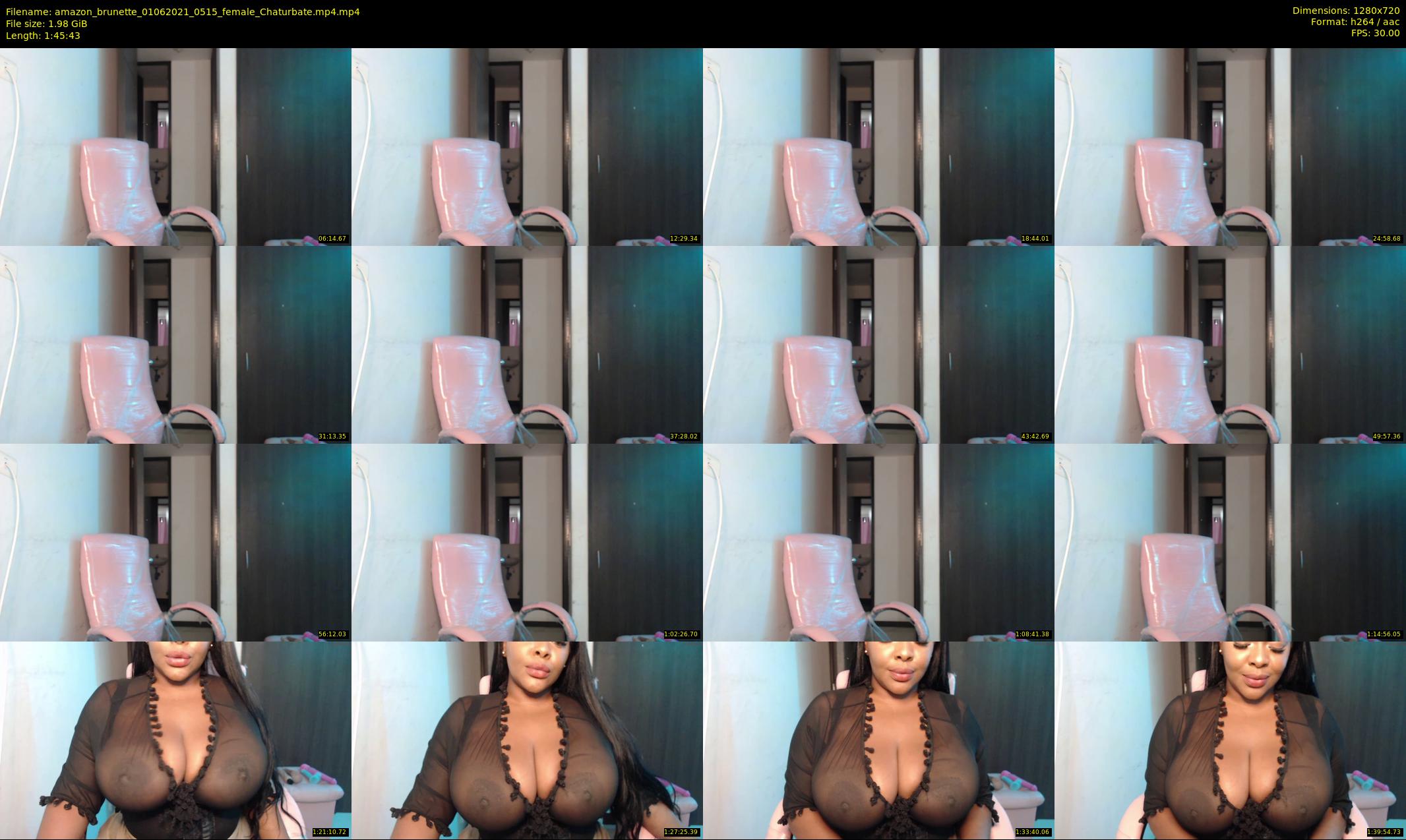 amazon_brunette — 106 minute Chaturbate female cam show recording, 720p, Jun 1, 2021