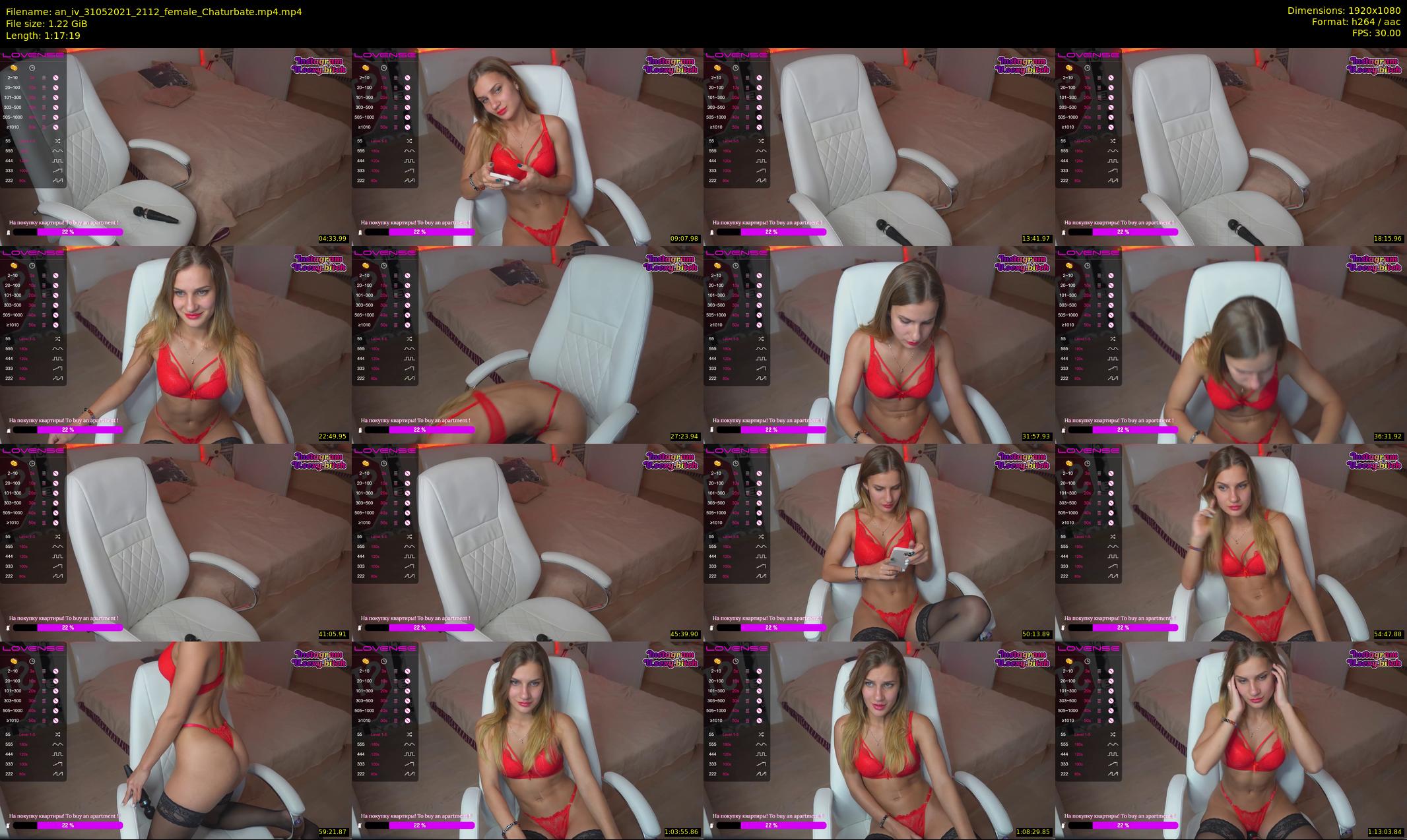 an_iv — 78 minute Chaturbate female cam show recording, 1080p, May 31, 2021