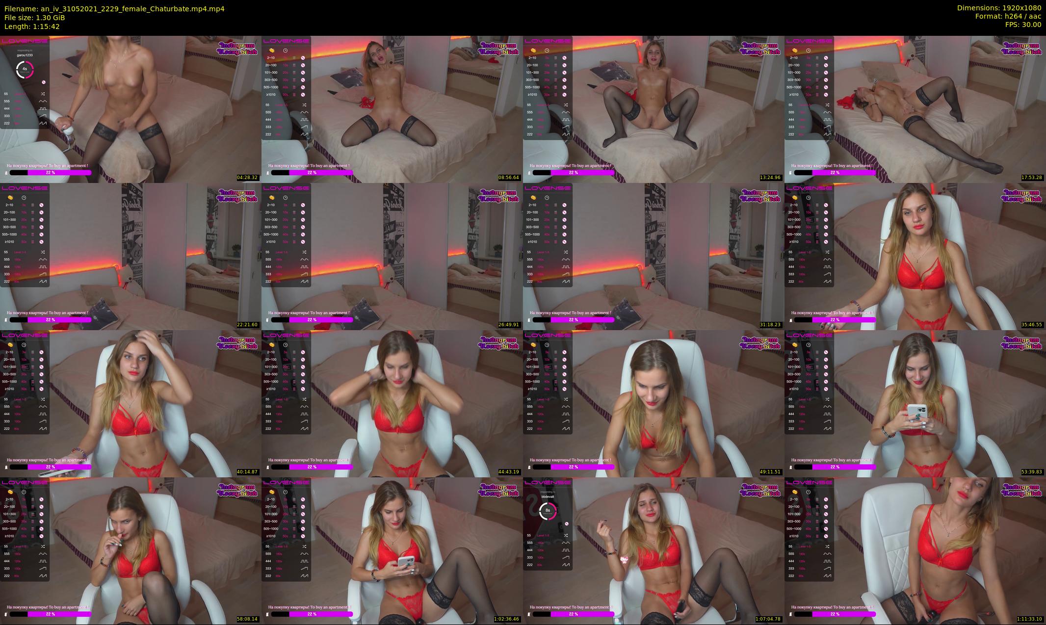 an_iv — 76 minute Chaturbate female cam show recording, 1080p, May 31, 2021
