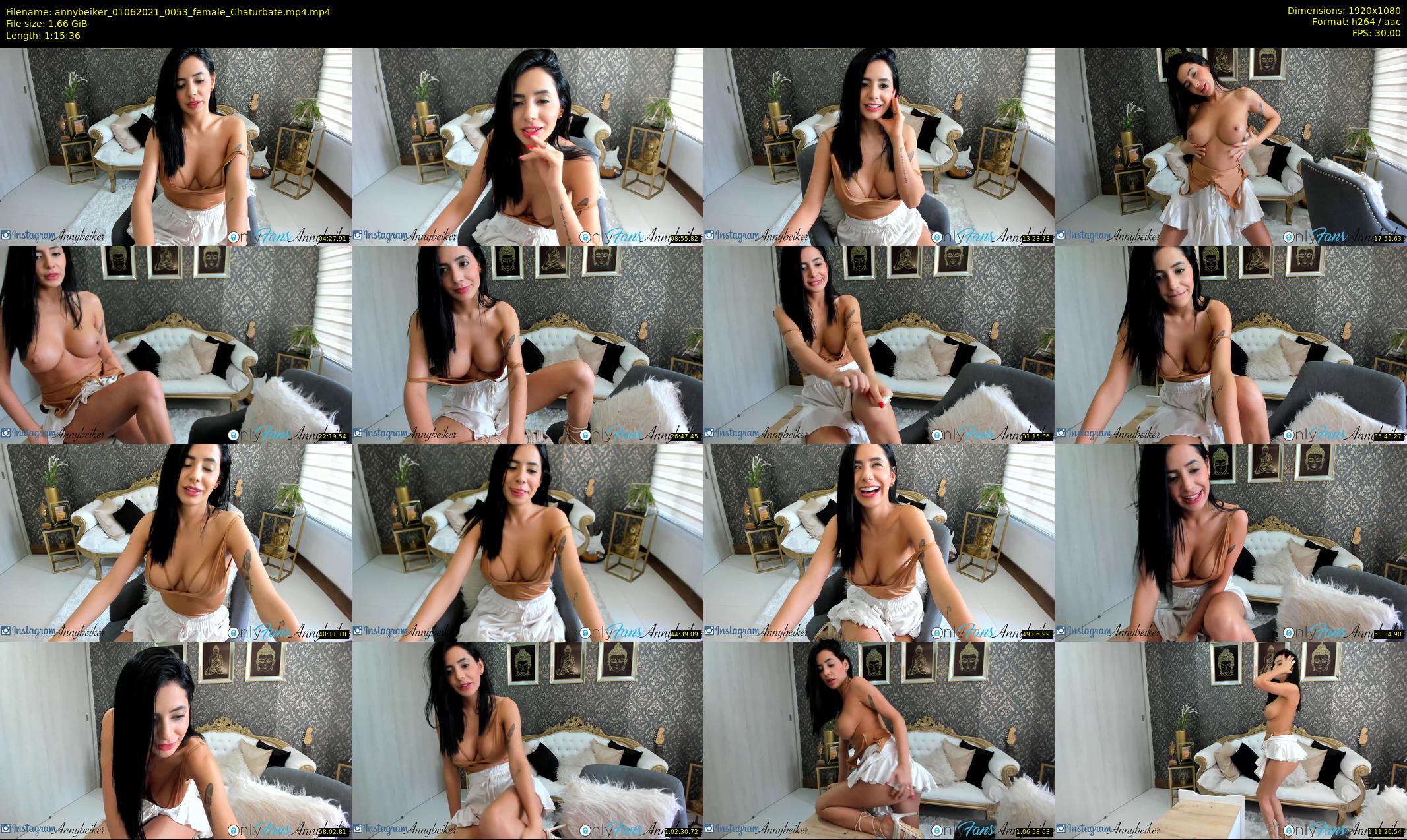 annybeiker — 76 minute Chaturbate female cam show recording, 1080p, Jun 1, 2021