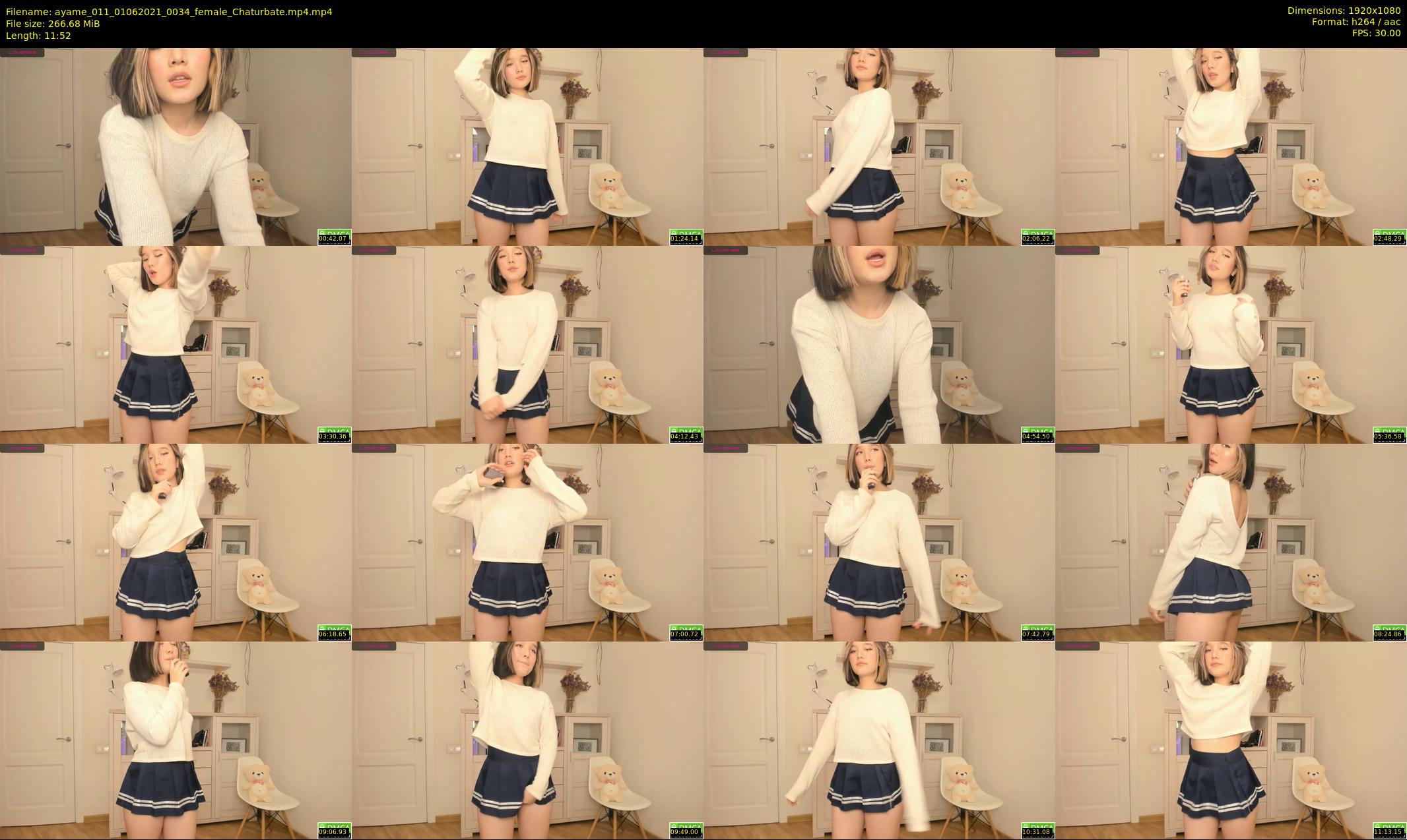 ayame_011 — 12 minute Chaturbate female cam show recording, 1080p, Jun 1, 2021