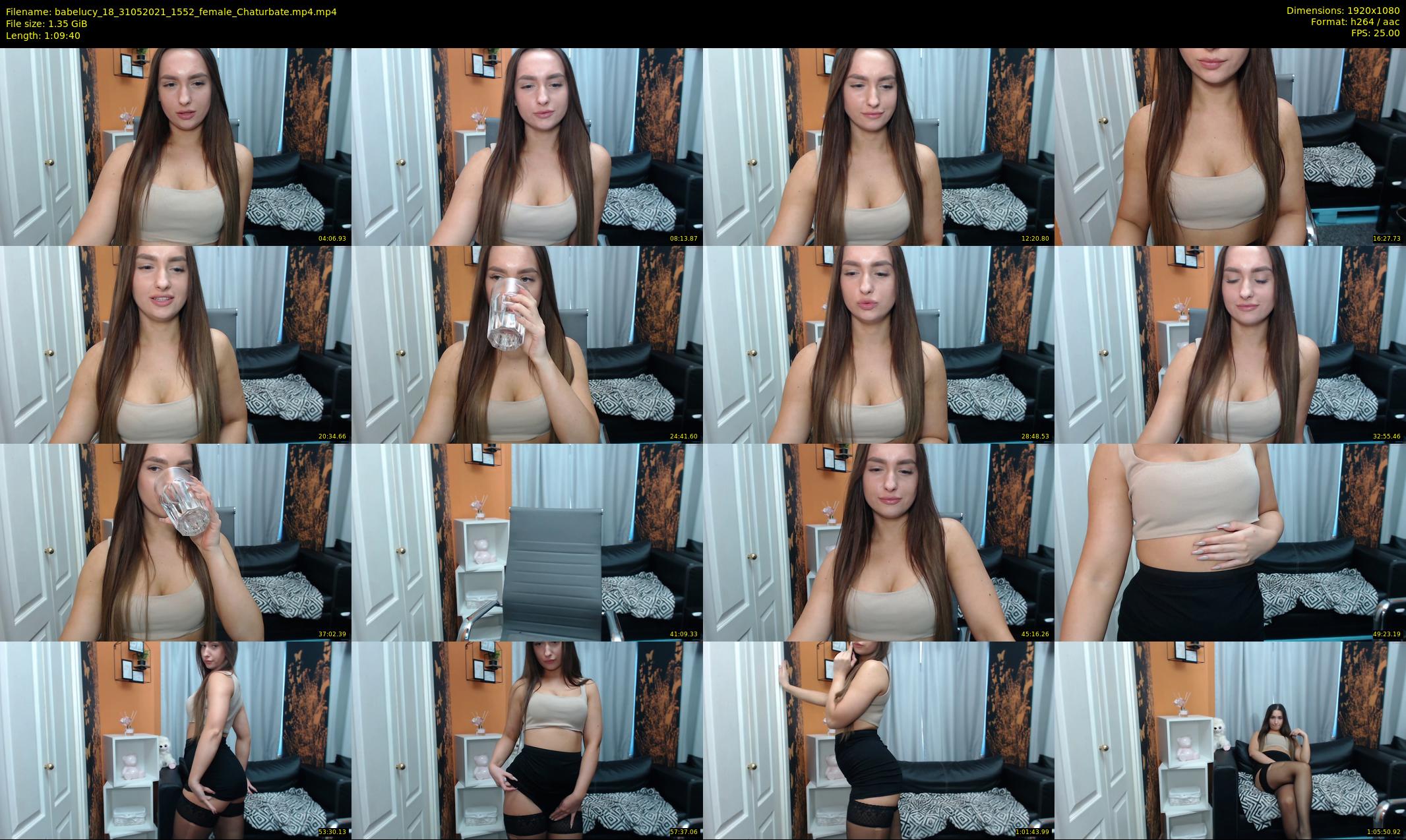 babelucy_18 — 70 minute Chaturbate female cam show recording, 1080p, May 31, 2021