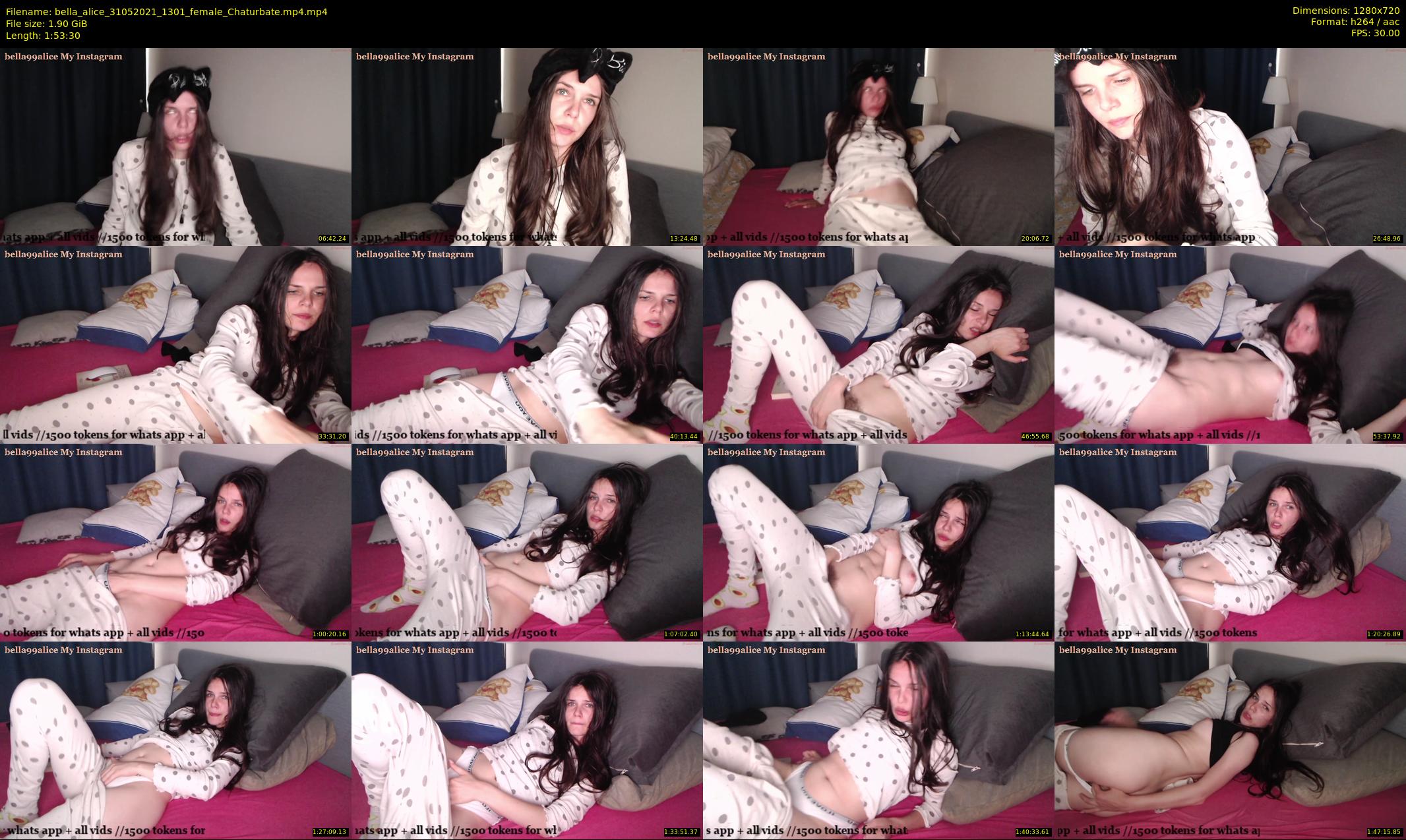 bella_alice — 114 minute Chaturbate female cam show recording, 720p, May 31, 2021